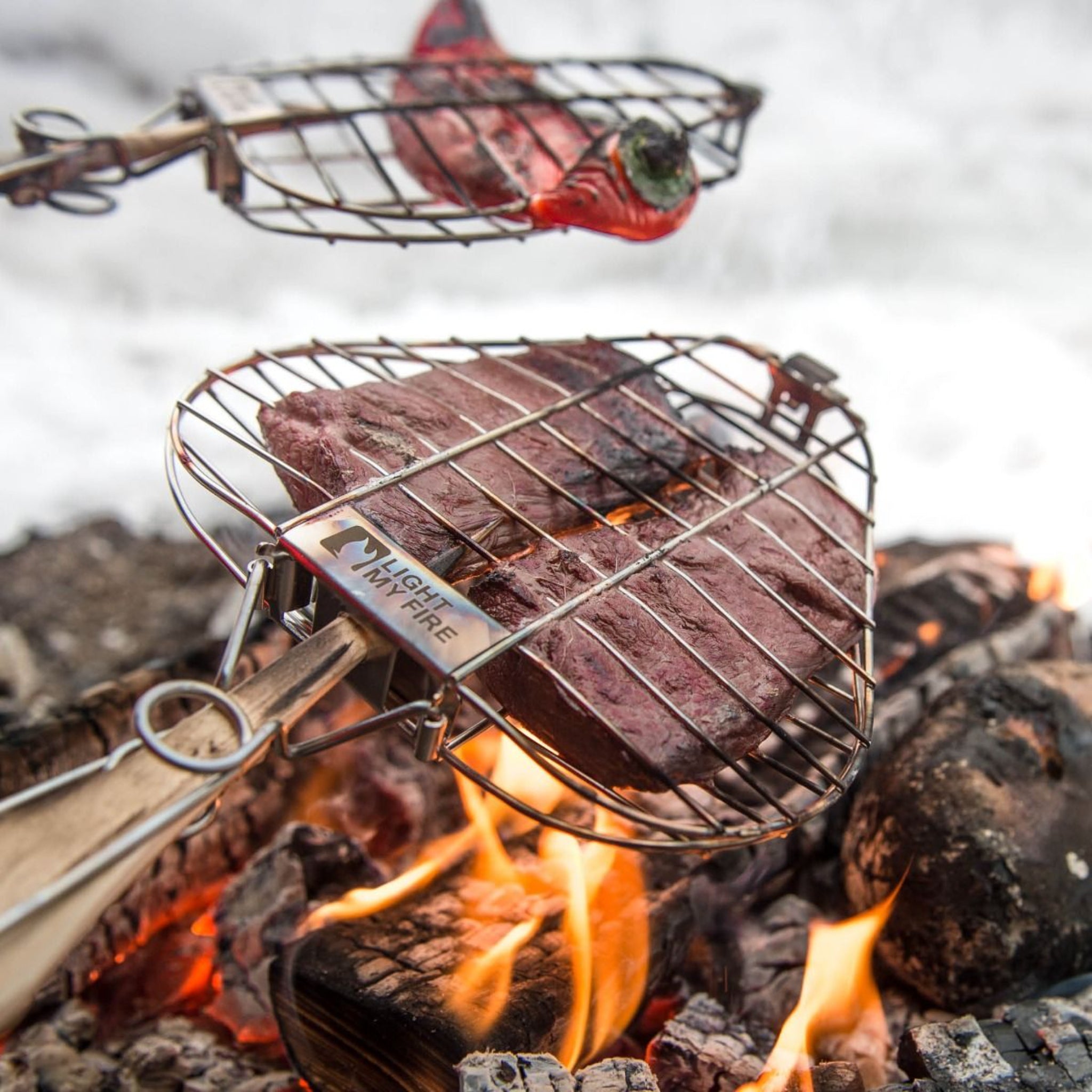 Lightmyfire Leichtes Grillgitter "Grandpas Firegrill"