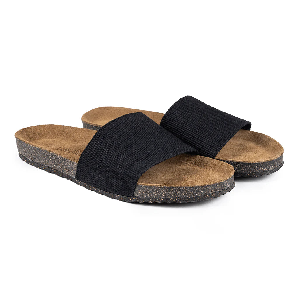 LANGBRETT Pantolette "GURLETTE" textil Schwarz
