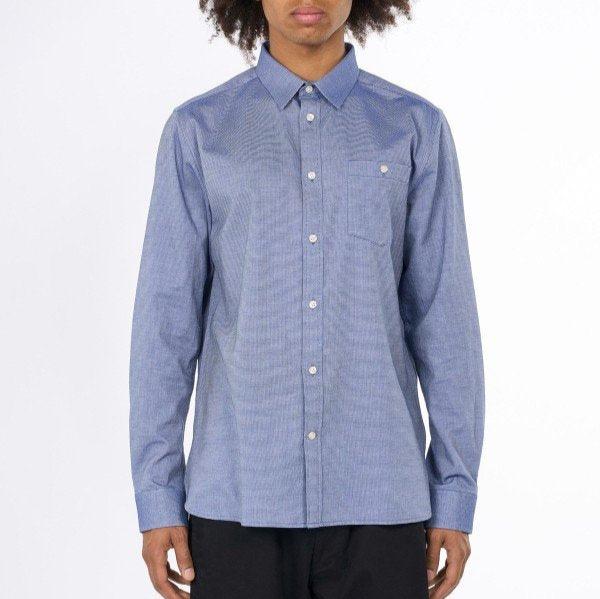 KnowledgeCotton Apparel Herren Costum Fit Hemd "Pepita" L Checkered Blue