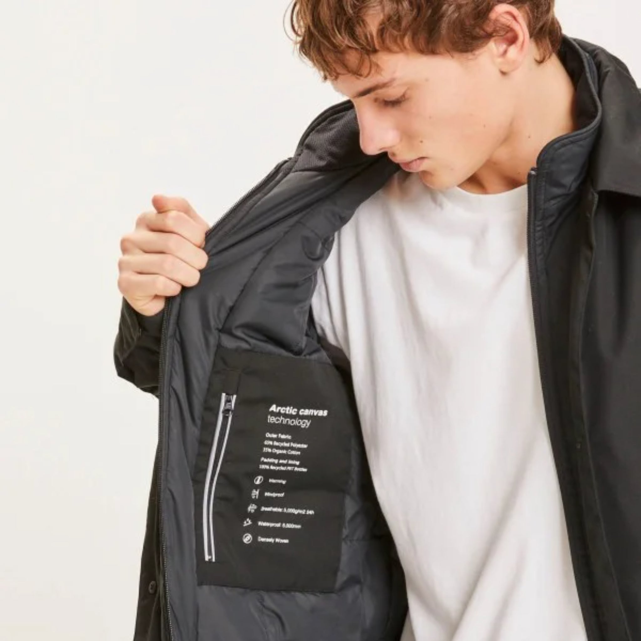 KnowledgeCotton Apparel Herrenjacke "Arctic Canvas"