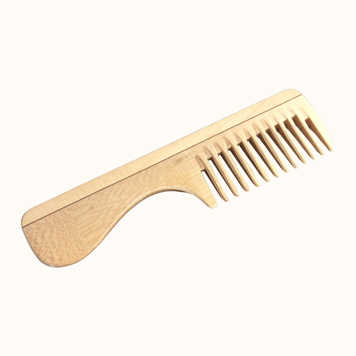 Naturalou Plastikfreier Griffkamm aus Holz von Kost Kamm