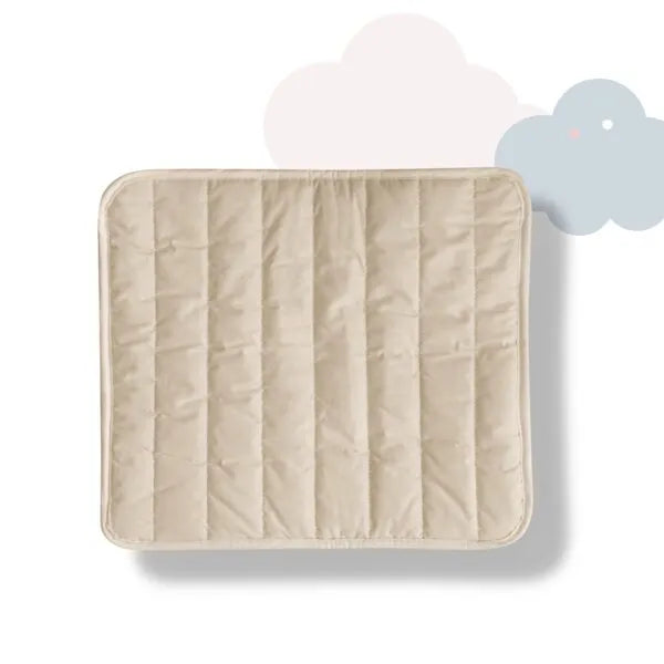 kids&me Baby-Flachkissen Bio-Baumwolle 40 x 35 cm Natur
