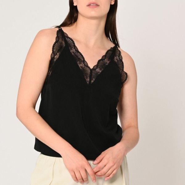 Lovjoi Damen Top "Niniva" L Black