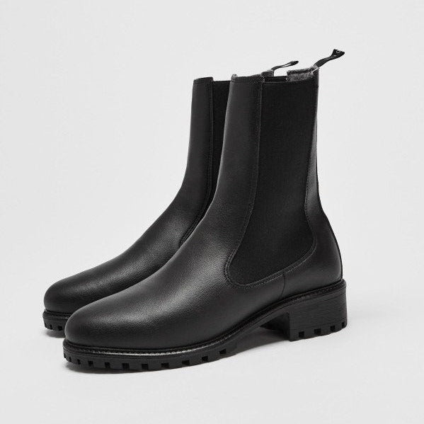 Nine to Five High Chelsea Stiefel "Saxa" 36 Schwarz