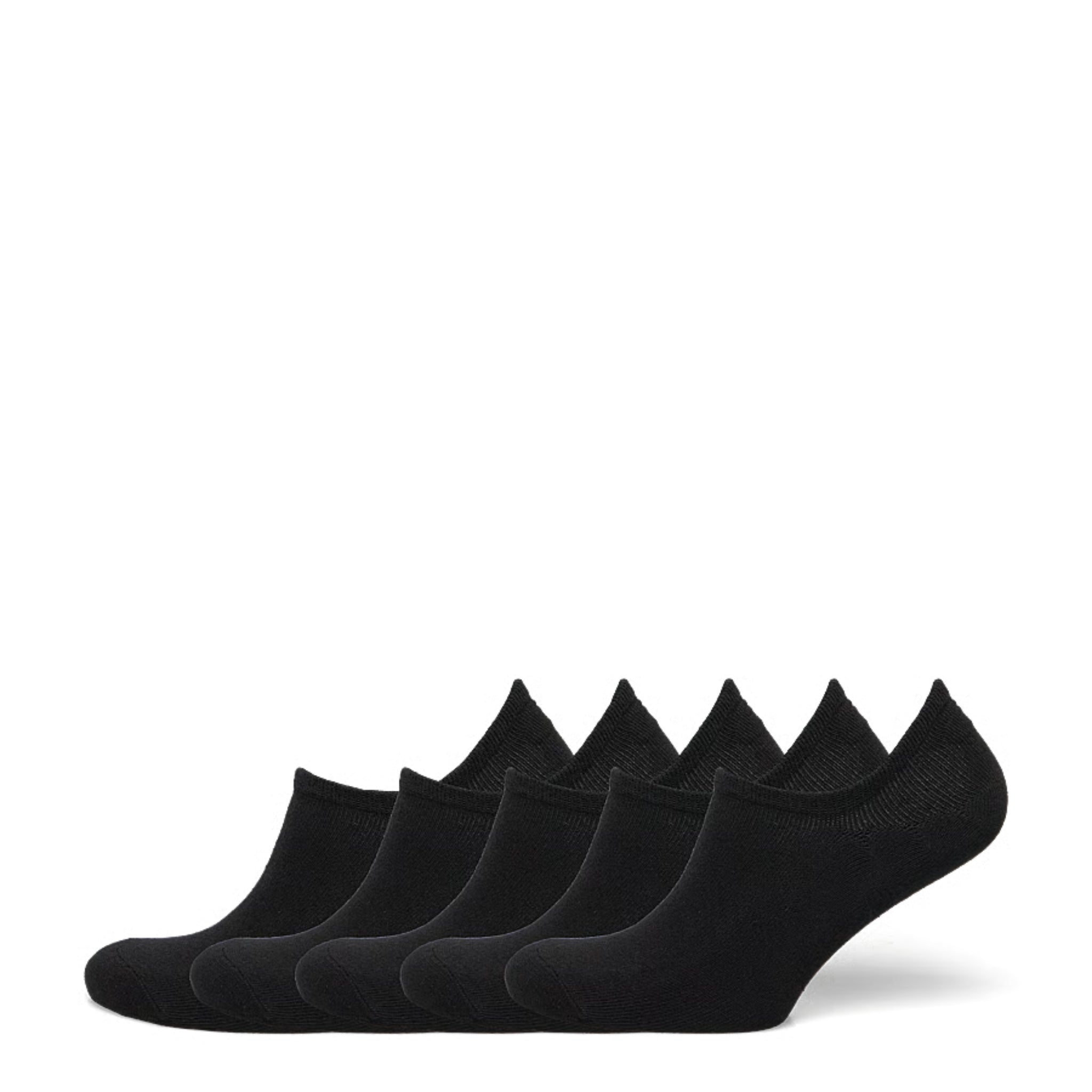 Norvig Damen No Show Socks 5er Pack 36-40 Black