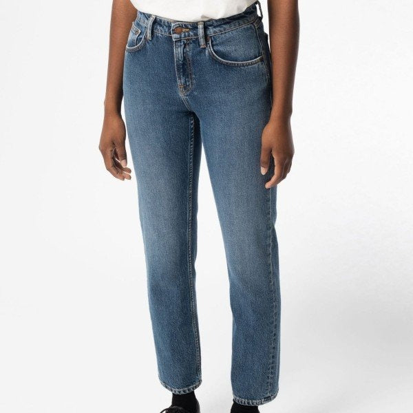 Nudie Jeans Jeans "Straight Sally Indigo Autumn"