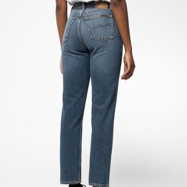 Nudie Jeans Jeans "Straight Sally Indigo Autumn"
