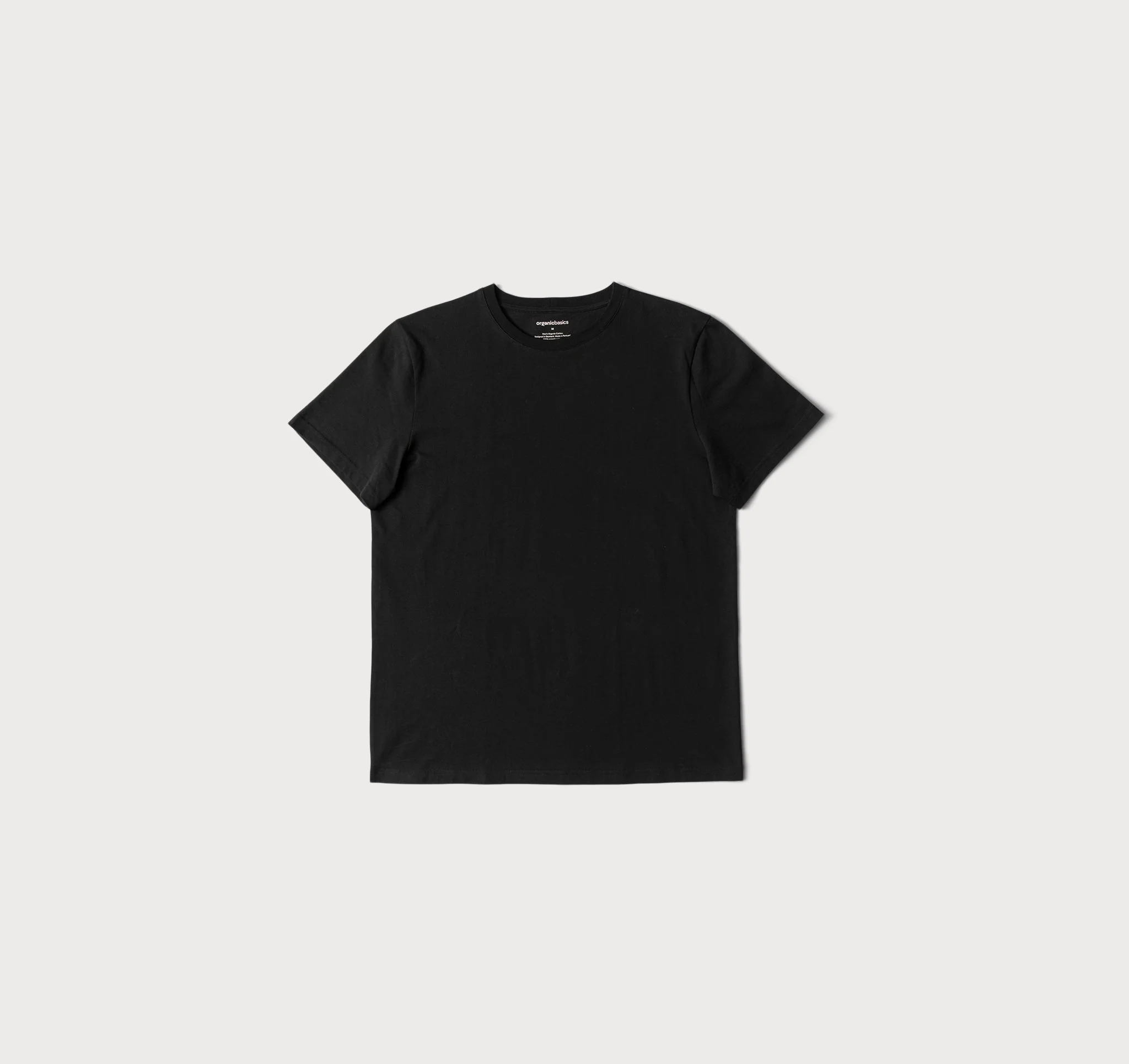 Organic Basics Organic Cotton Stretch Tee Schwarz