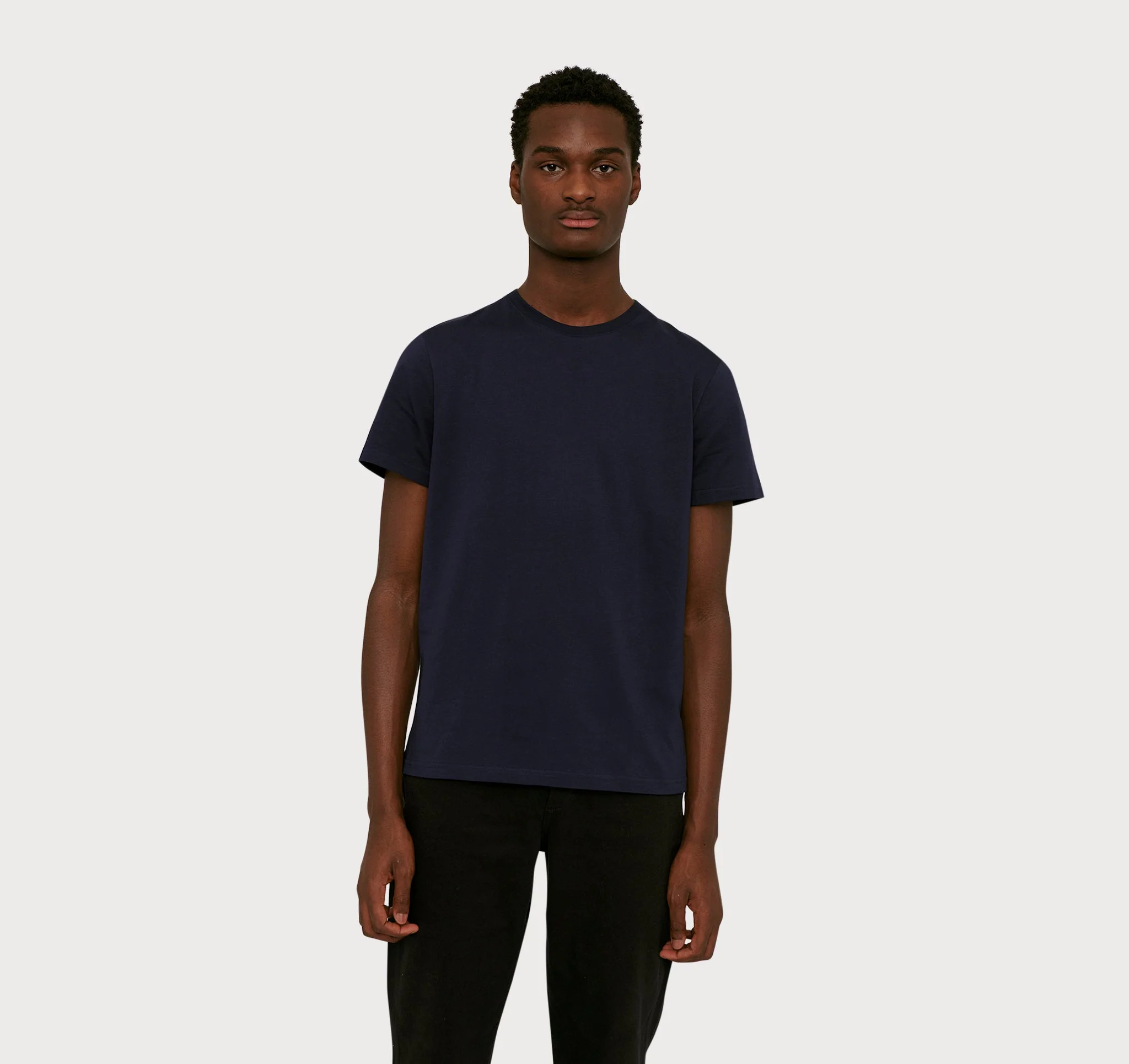 Organic Basics Organic Cotton Stretch Tee Navy