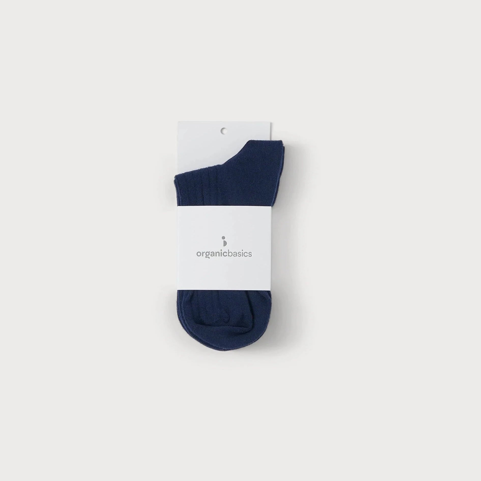Organic Basics Organic Cotton Socks 2-pack Navy