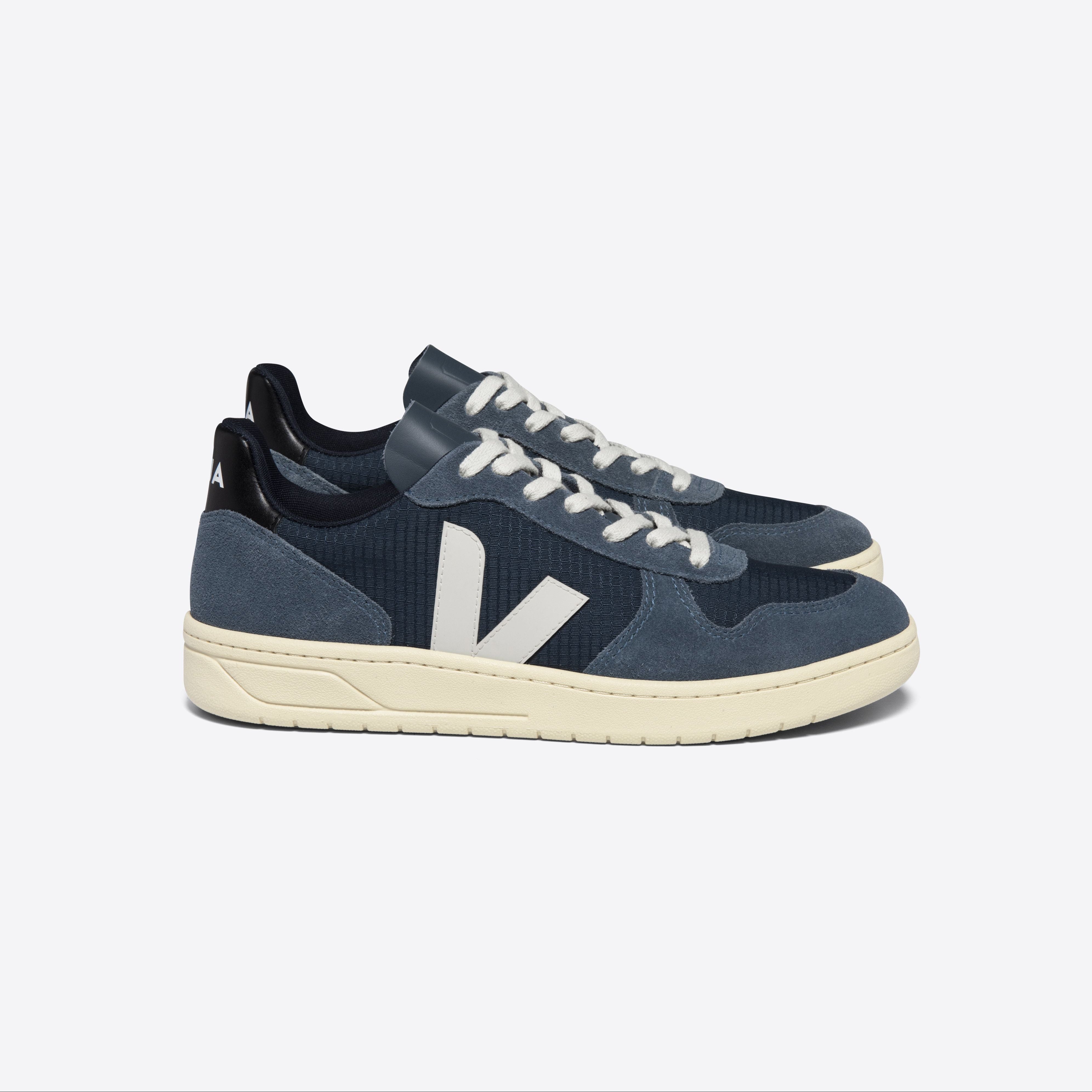 VEJA Herren Sneaker "V-10 Ripstop" Blau (Nautico Pierre)