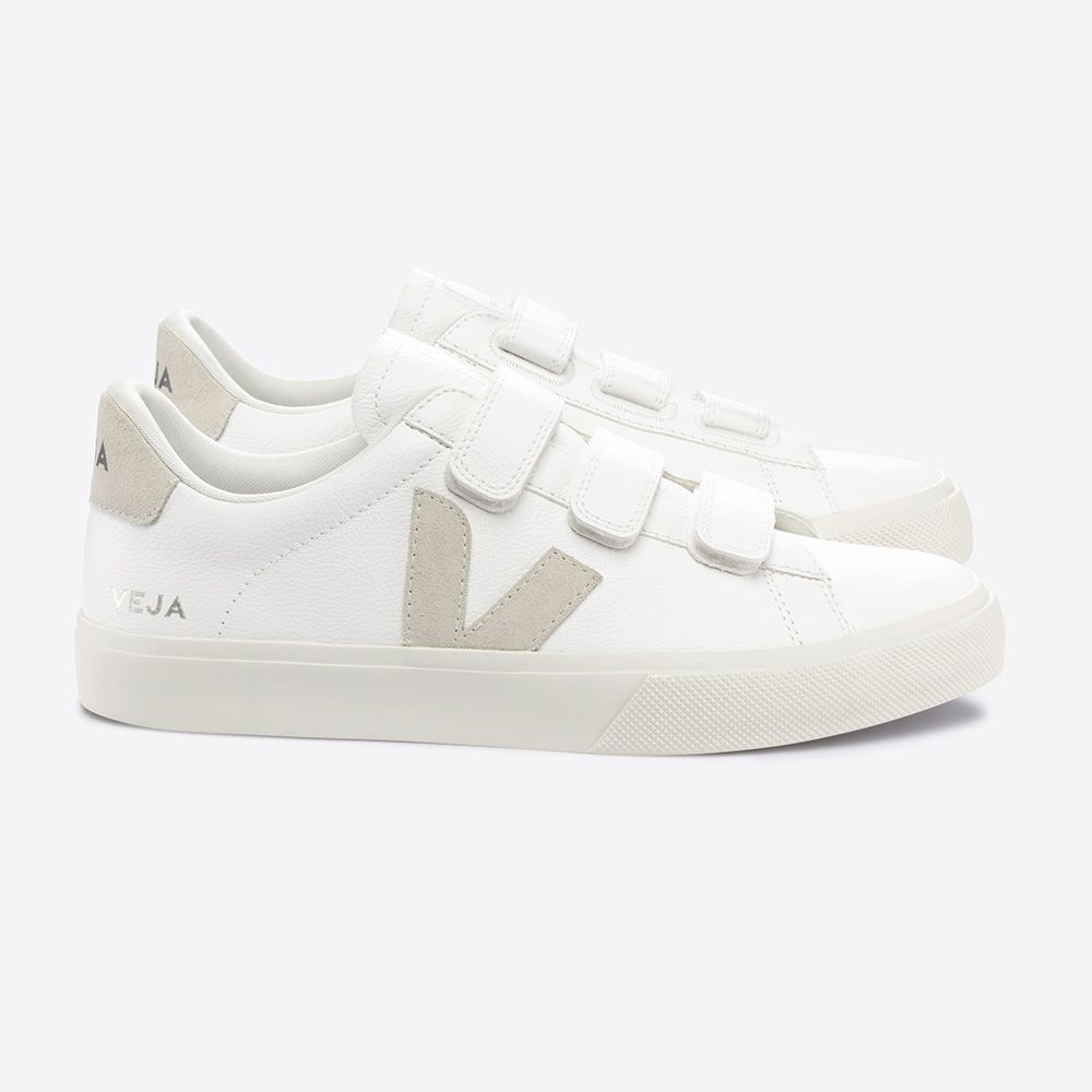 VEJA Damen Sneaker "RECIFE LOGO CHROMEFREE" 36 Weiß (Extra White Natural)