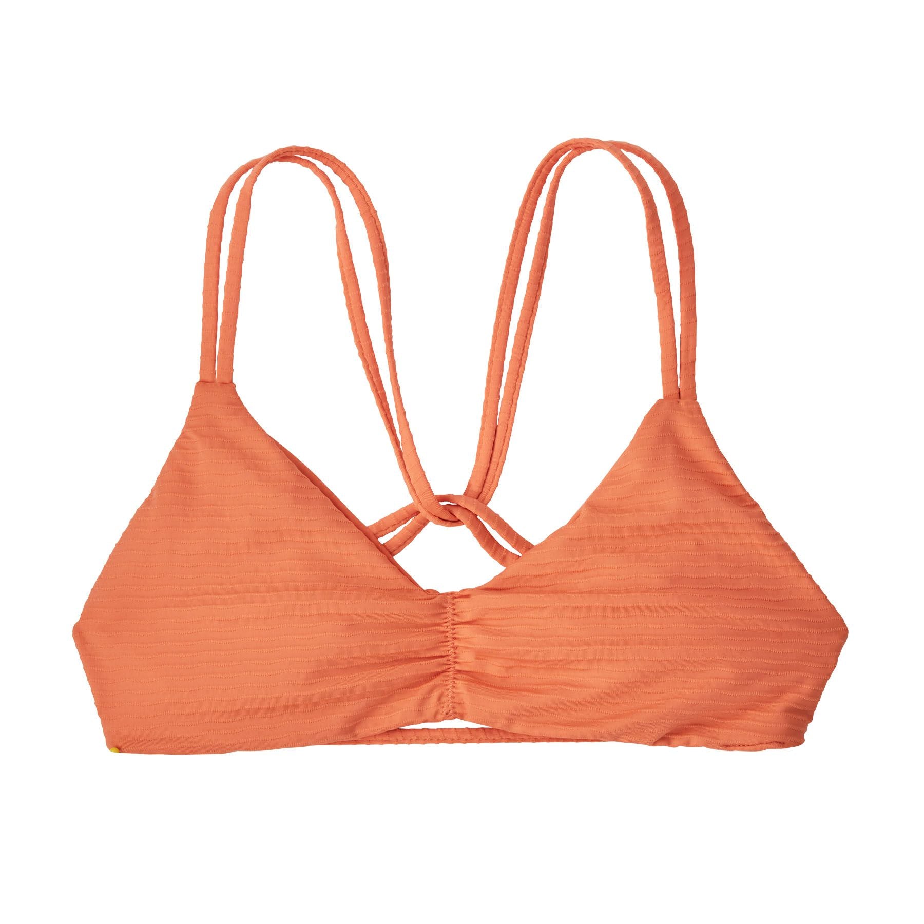 Patagonia Bikini Top "Reversible Seaglass Bay Top" XS ORange (Ripple: Tigerlily Orange )