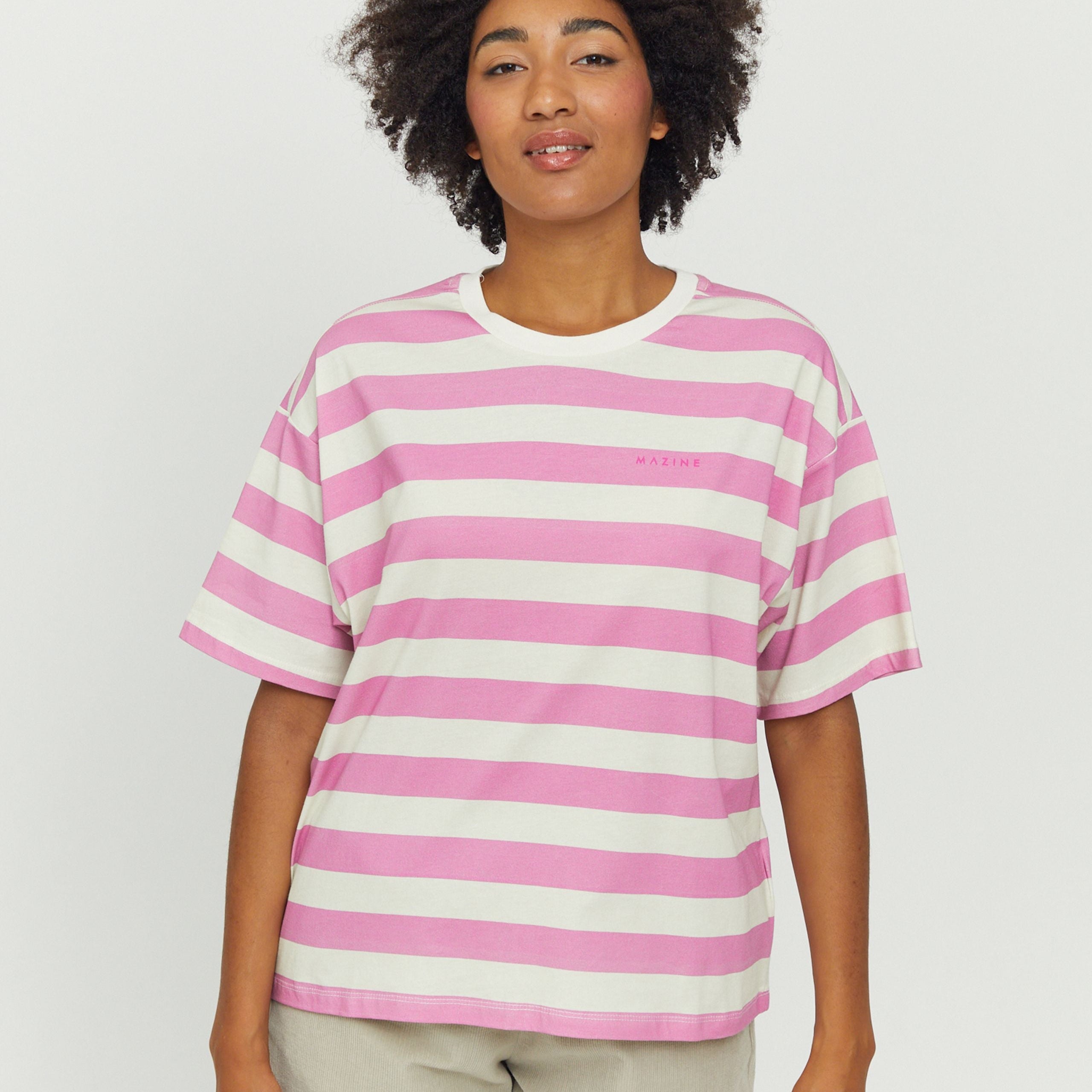 Mazine T-Shirt "Ravi" Pink (soft orchid pink offwhite)