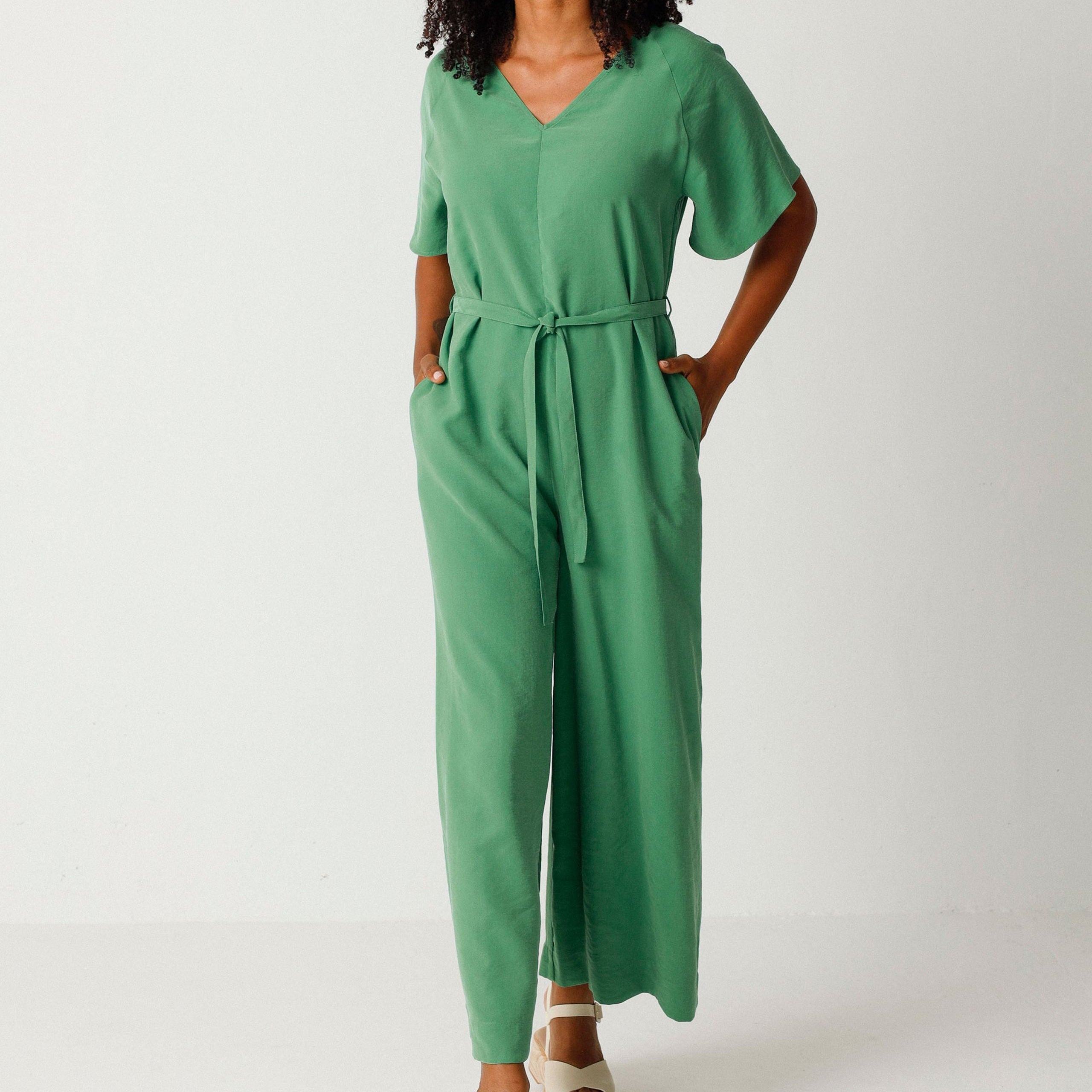 SKFK Jumpsuit "KAIE" Grün (Gras Green)
