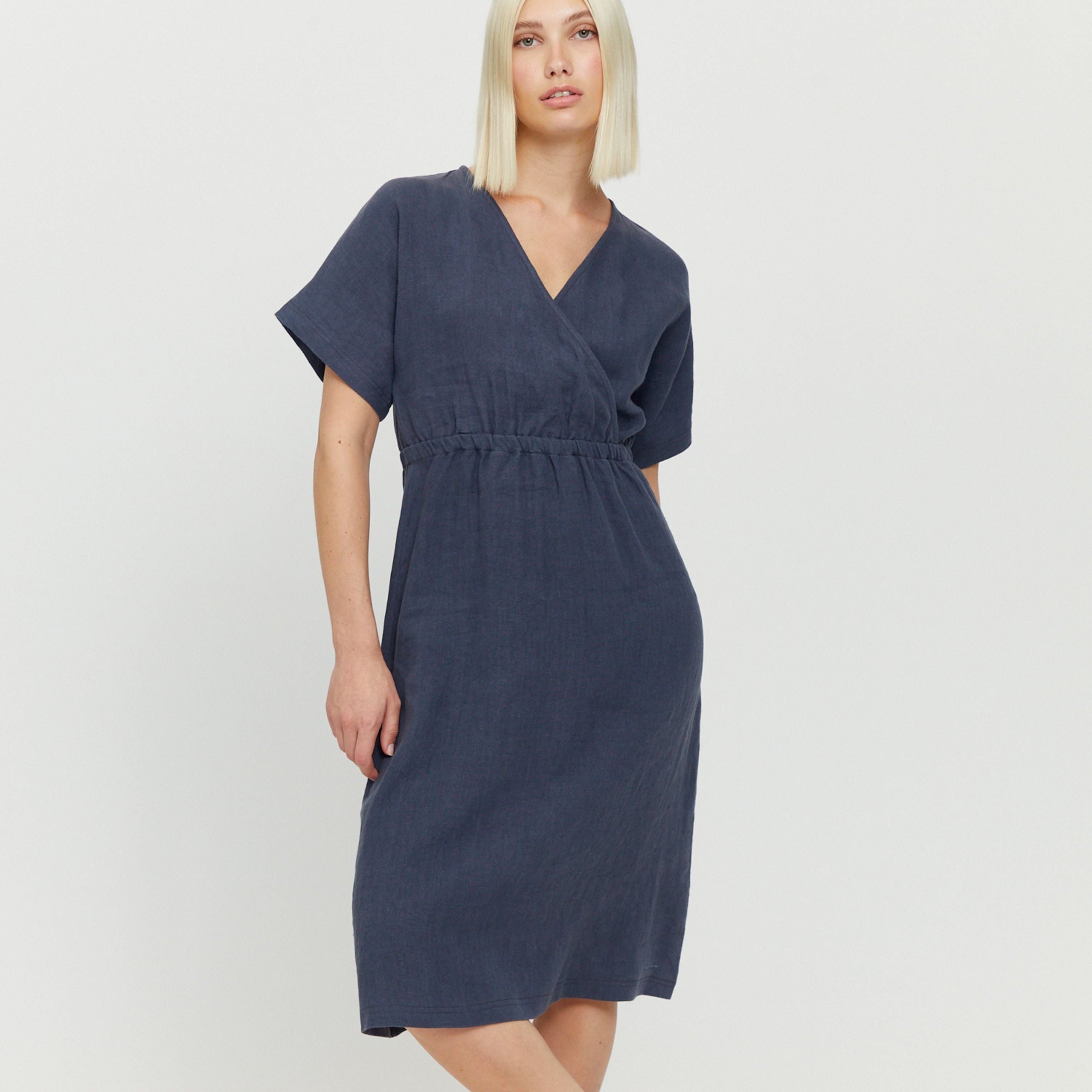 Mazine Dress "Benua" Blau (ink blue)