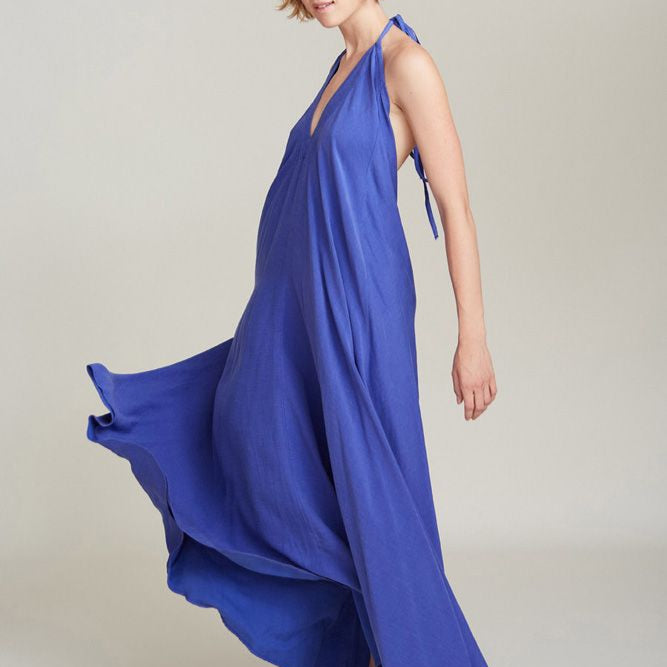 SUITE13LAB Langes Kleid "MP Long Tencel" One Size Blau (Royal Blue)