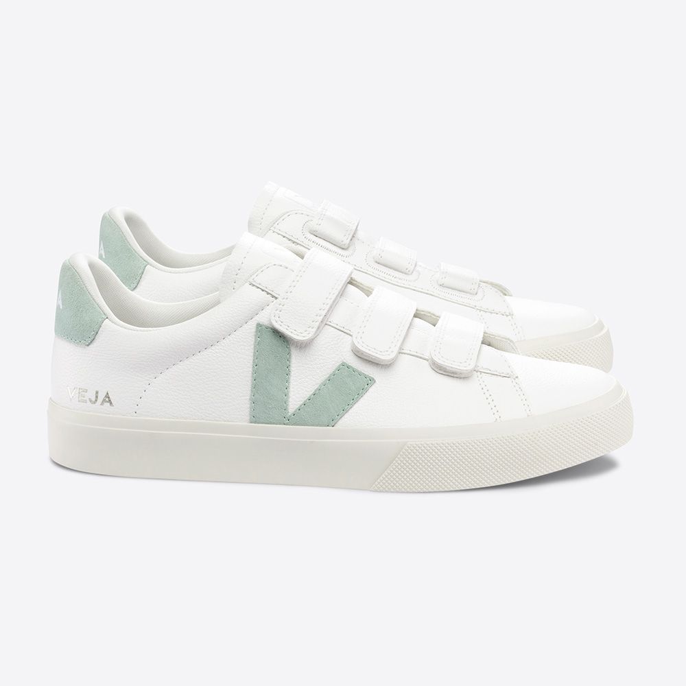 VEJA Damen Sneaker "RECIFE LOGO CHROMEFREE" 36 Wei (Extra White Matcha)