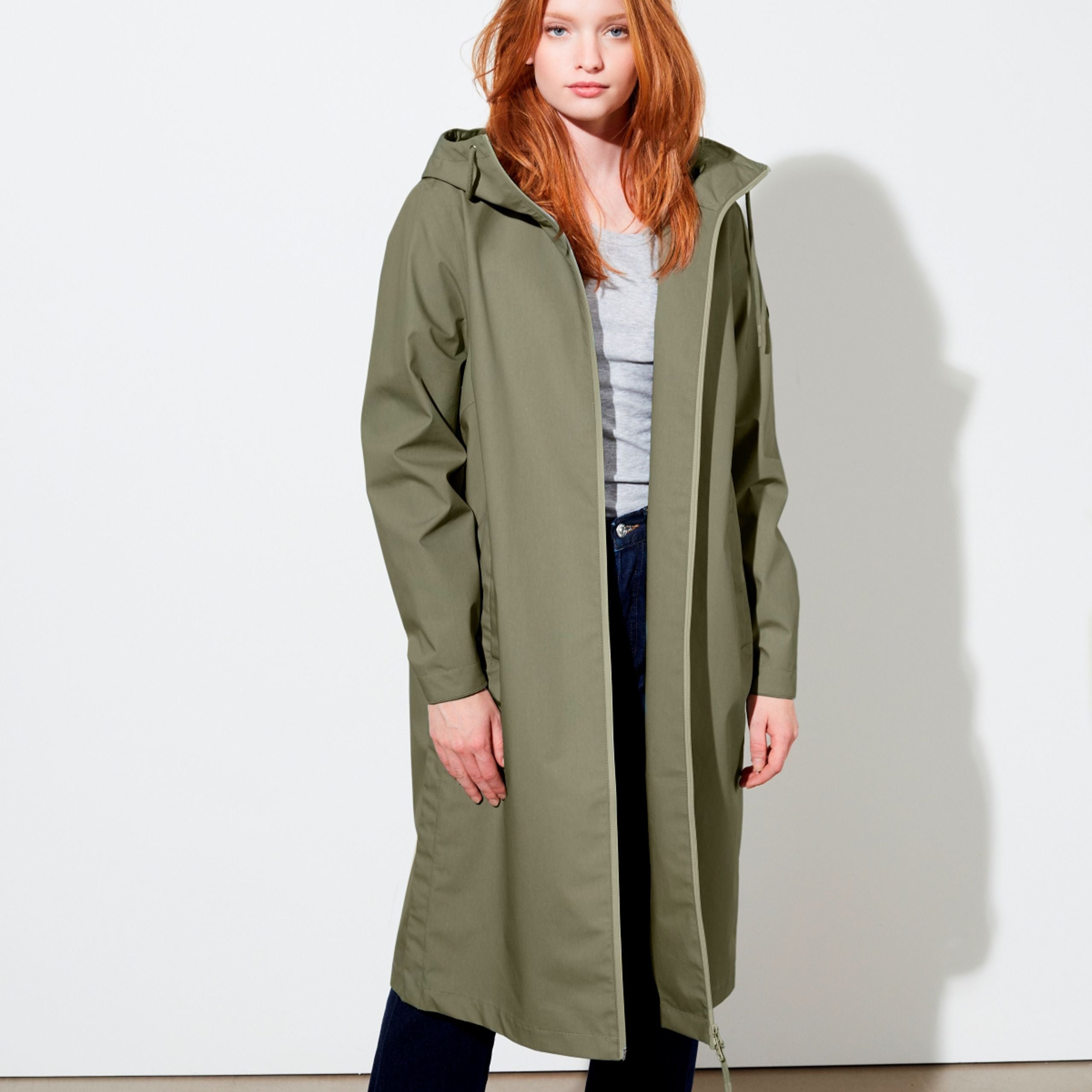 LangerChen Mantel "Glenbrook BP" XS Grün (Olive)