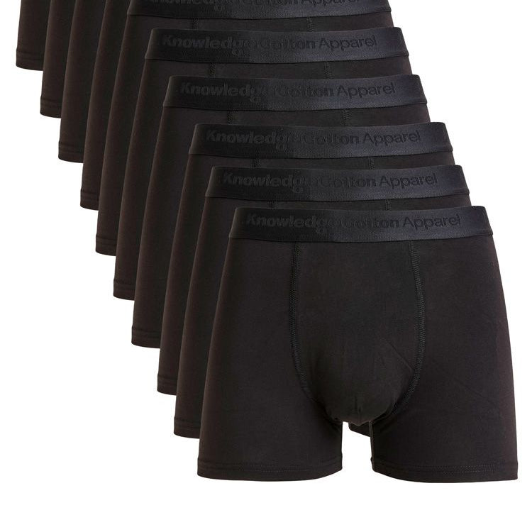 KnowledgeCotton Apparel 10er Pack Boxershorts "MAPLE 10" S Schwarz (Black Jet)