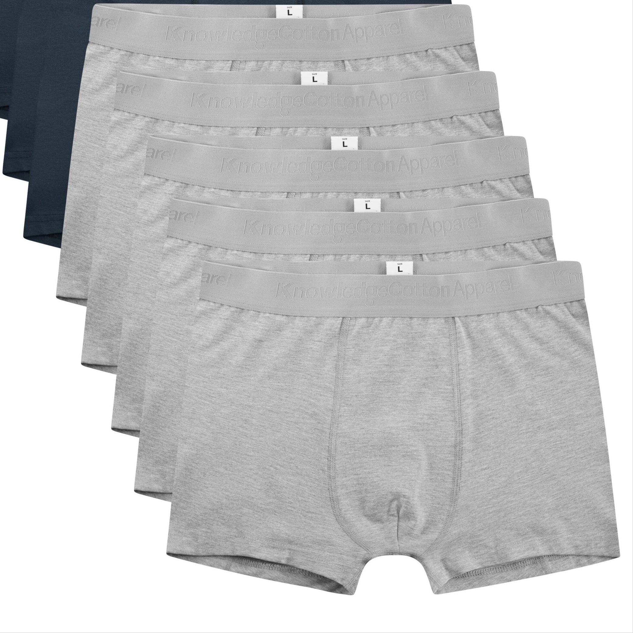 KnowledgeCotton Apparel 10er Pack Boxershorts "MAPLE 10" XXL Grau (Grey Melange)