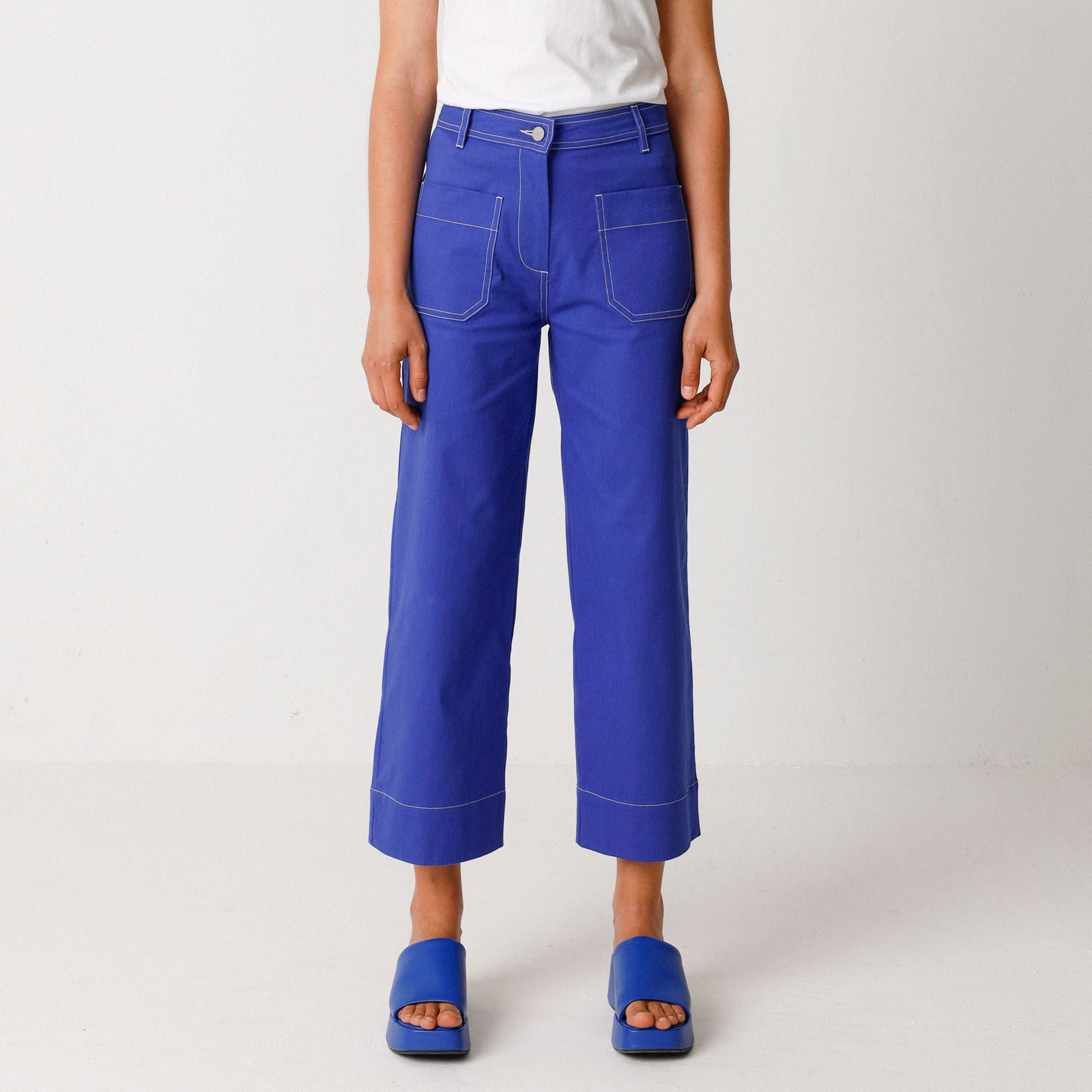 SKFK Hose "MARIARTZE" 38 Blau (Royal Blue)