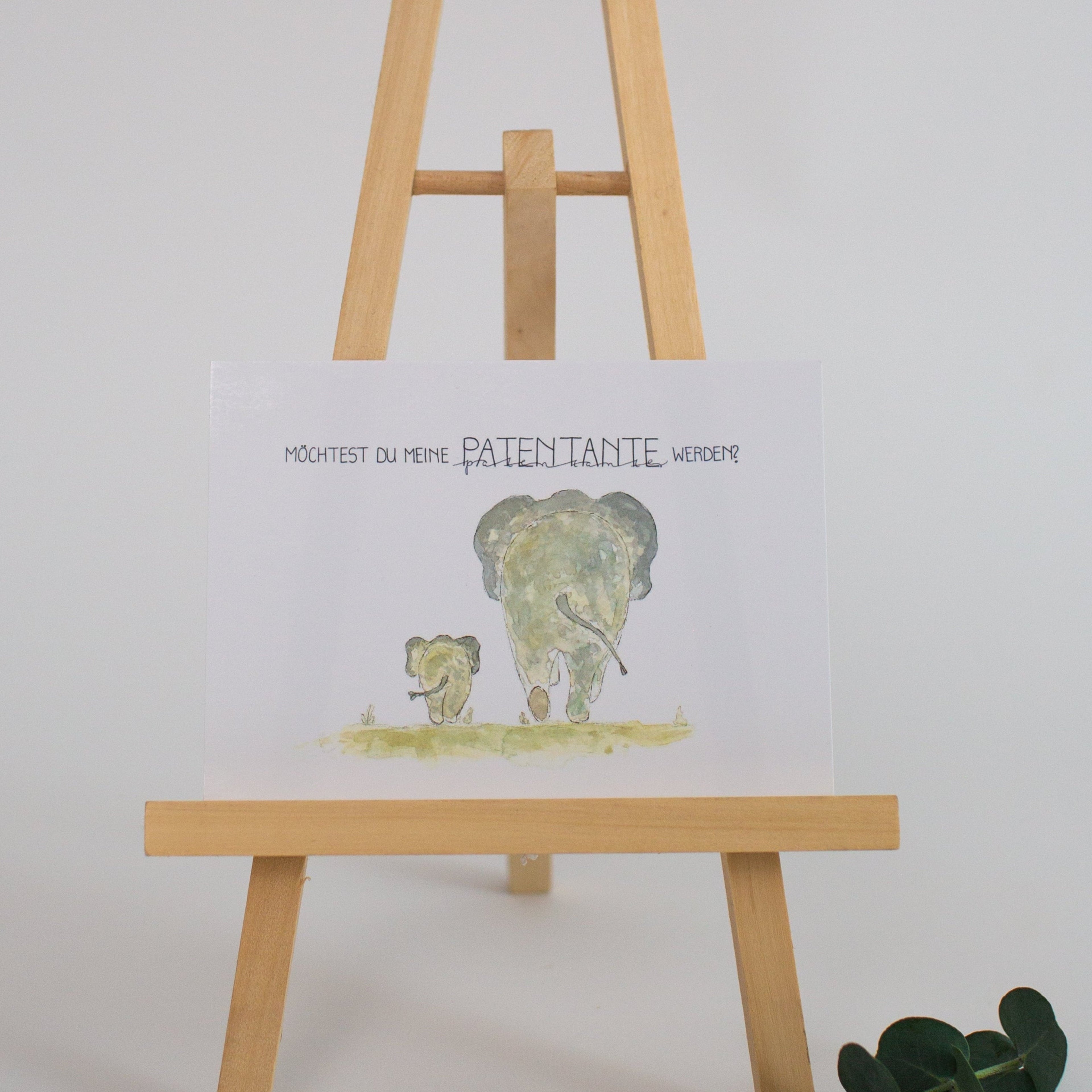 (P)INSELMALEREI Postkarte