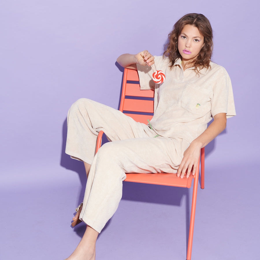 another brand Damen Polo Frottee