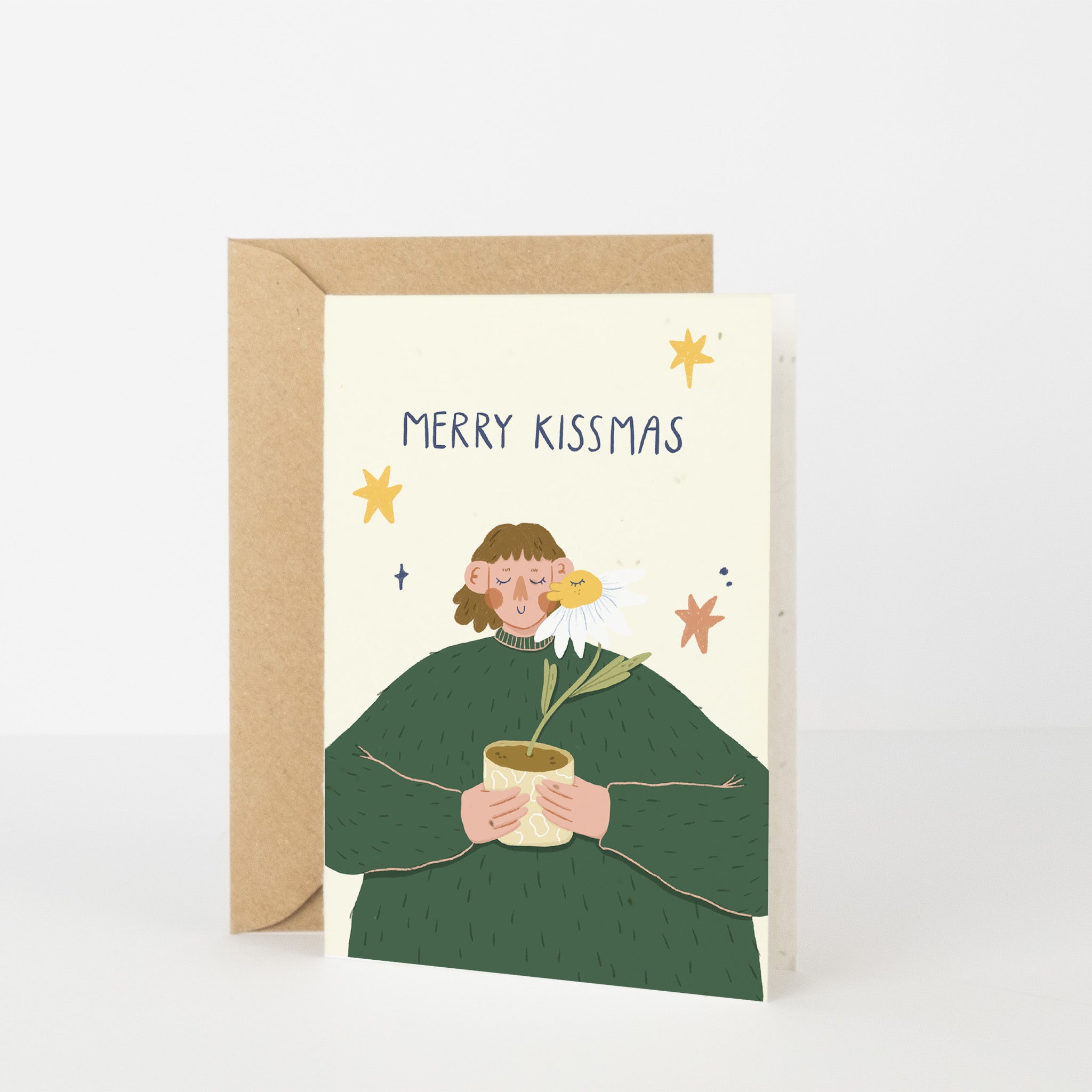 PRIMOZA Faltkarte "Merry Kissmas"