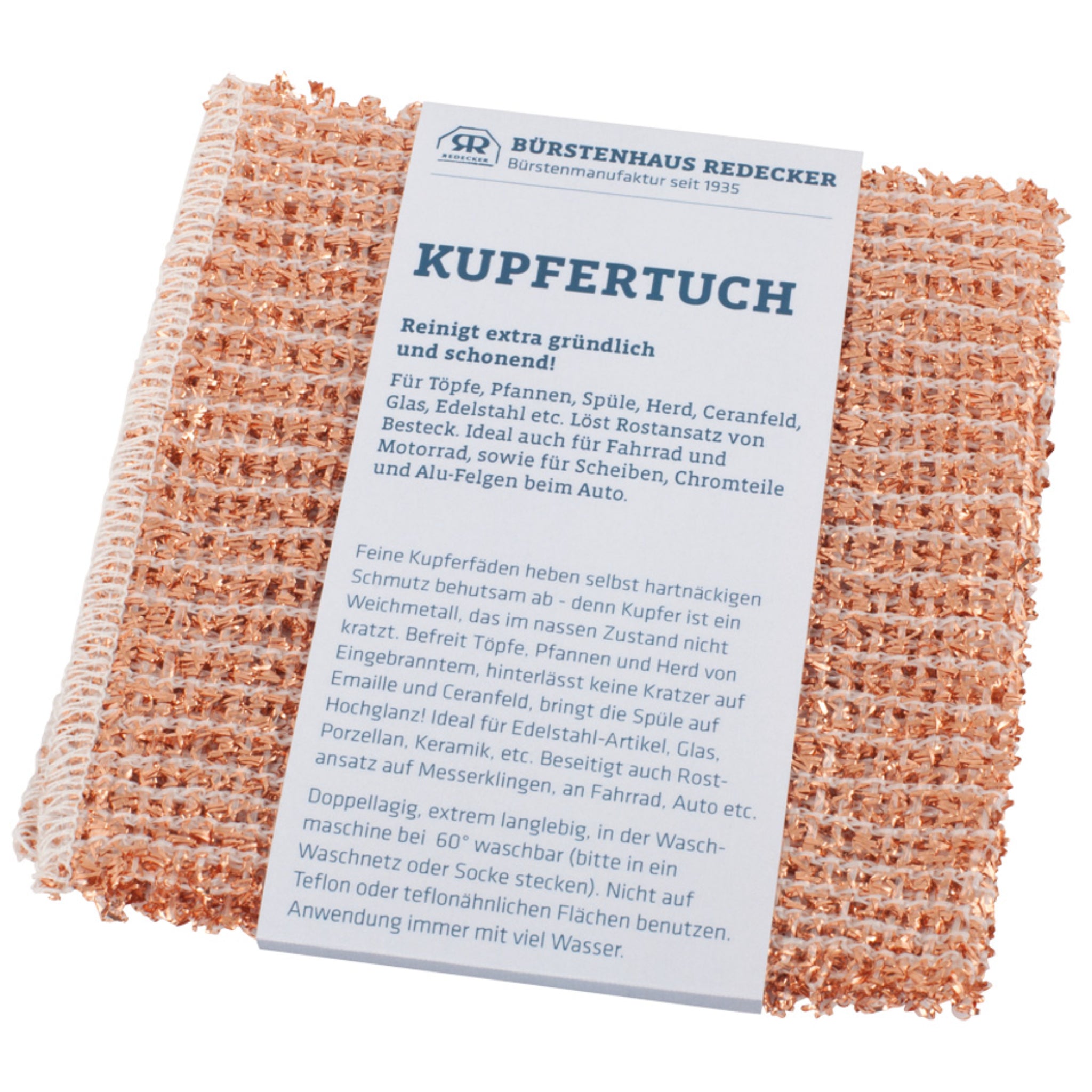 Redecker Kupfertuch 2 Stück