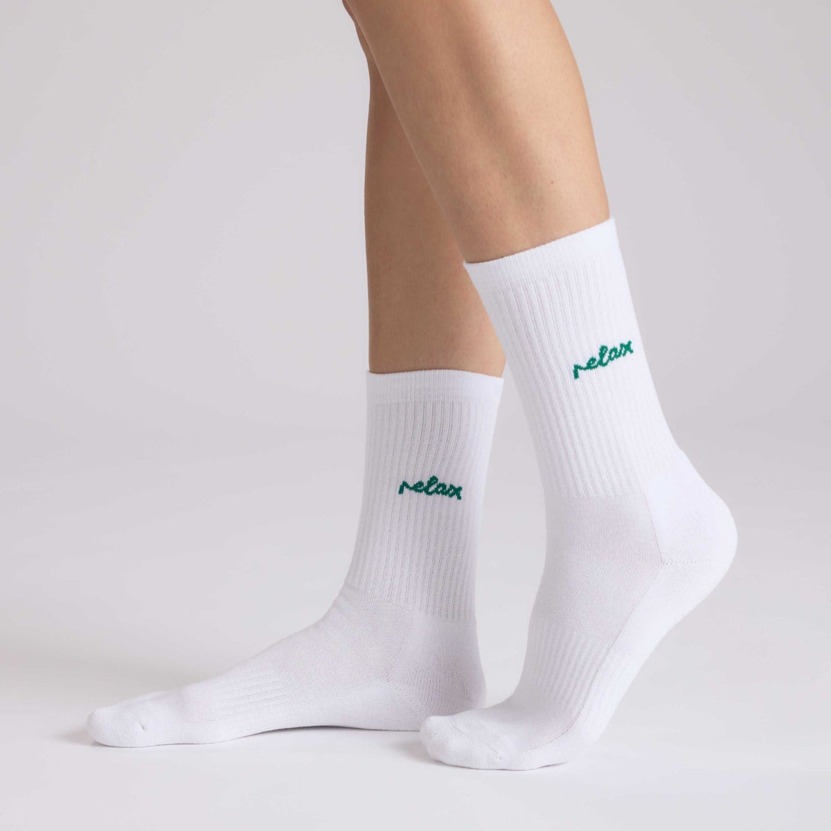 No Bad Days Club Tennissocken "RELAX" Weiß