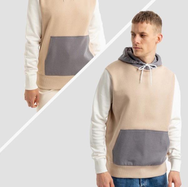Rotholz Unisex Hoodie "Colourblock" S Multi