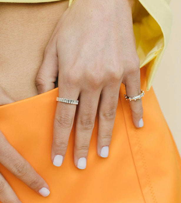 Wildthings Ring "Seahorse pattern" Silber