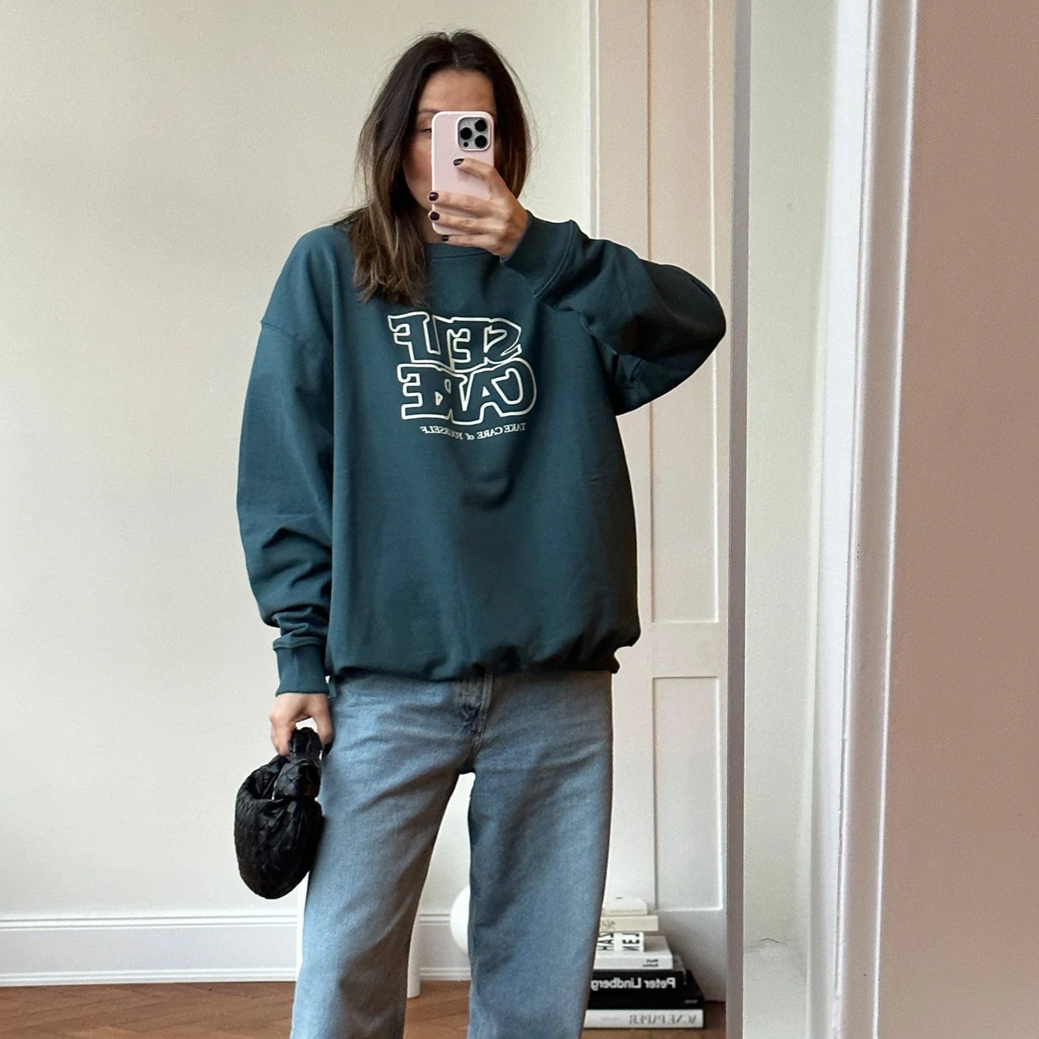 hey soho Sweater "Self Care"