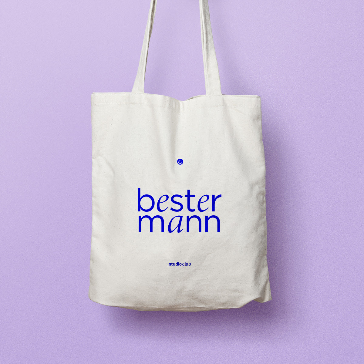 studio ciao Jutebeutel Bester Mann ca. 38 x 42 cm