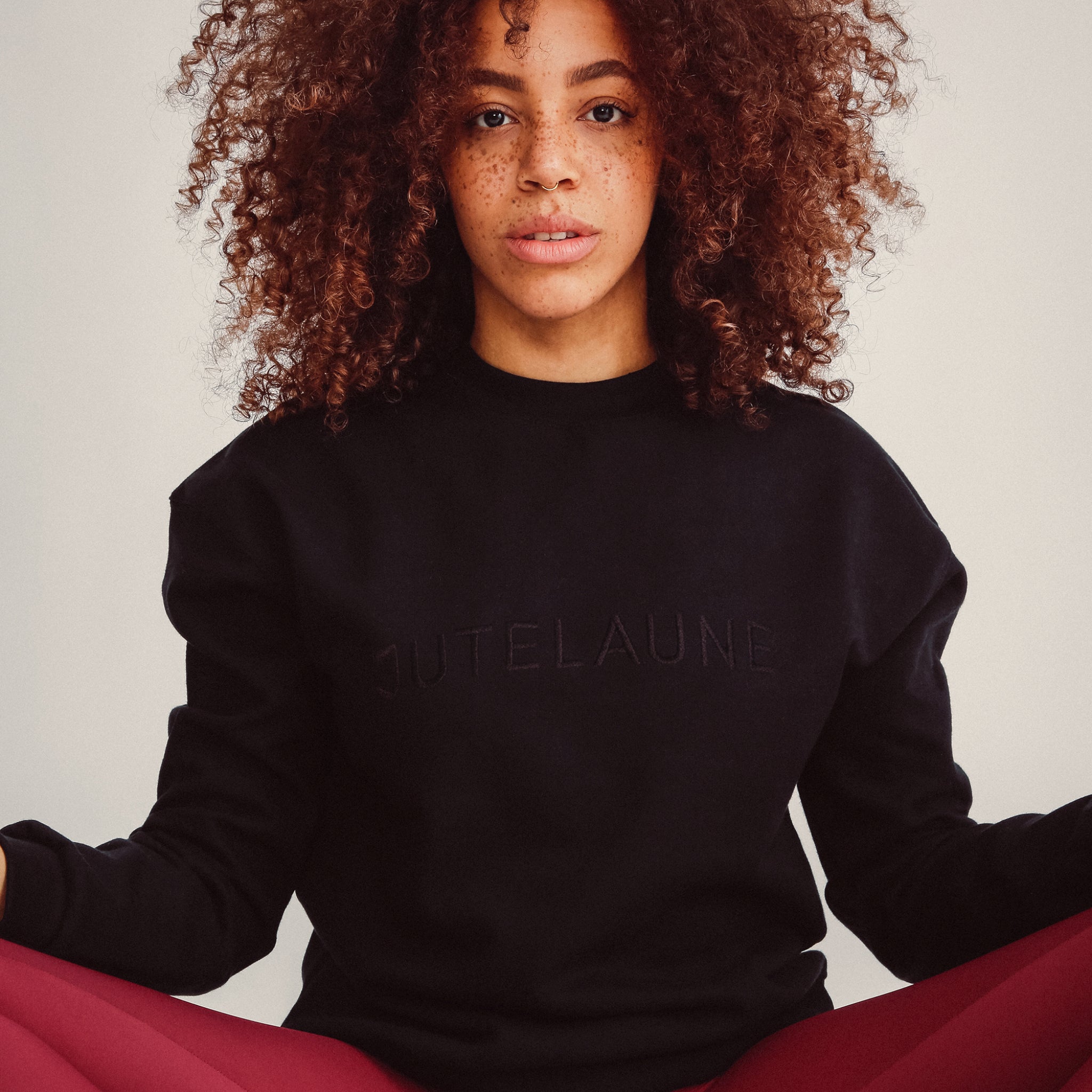 Jutelaune Sweatshirt "Logo" Black