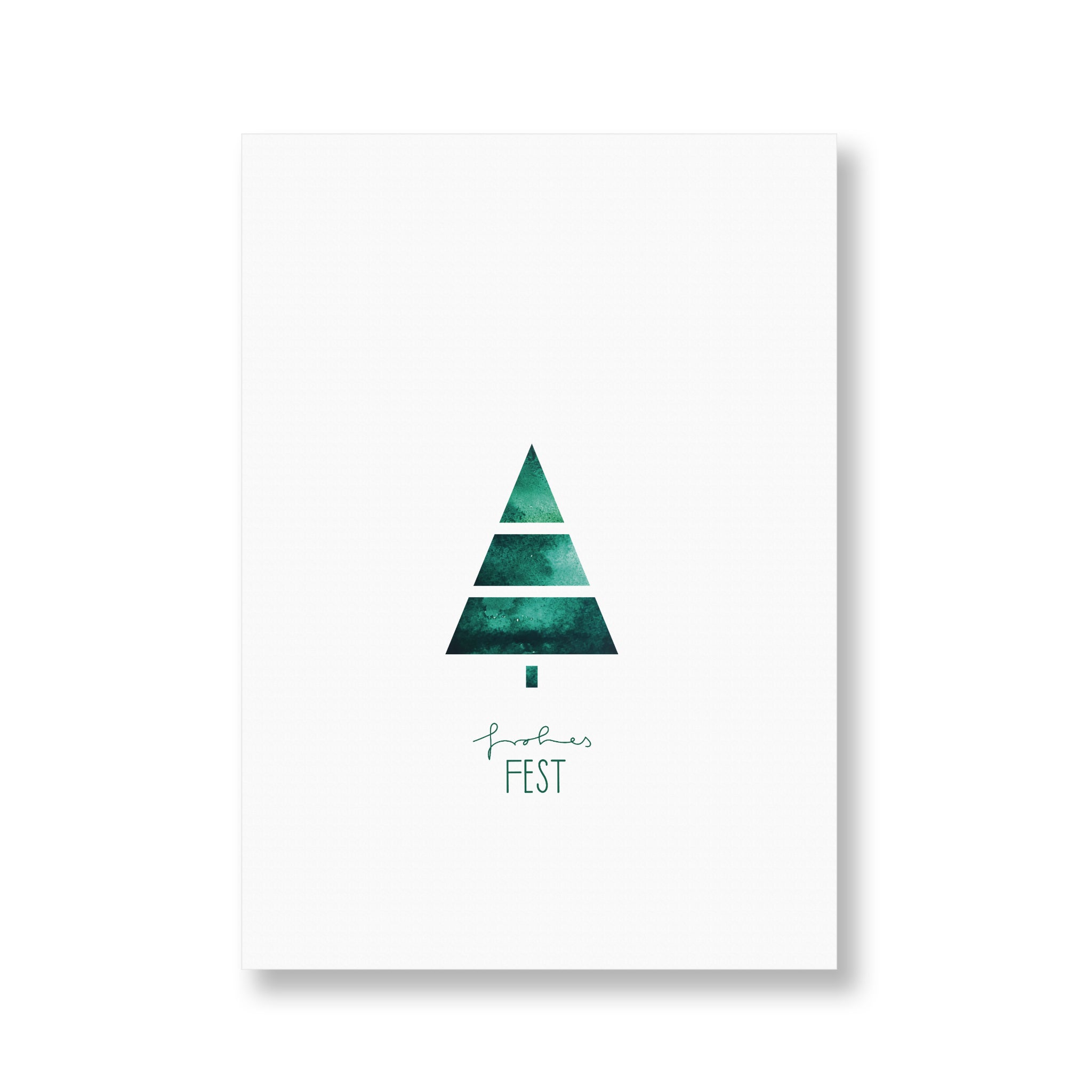SANS.design Aquarell Postkarte A6