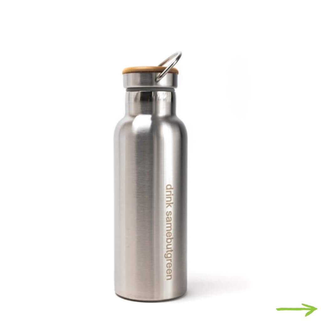 samebutgreen Thermo Trinkflasche aus Edelstahl 0,5L
