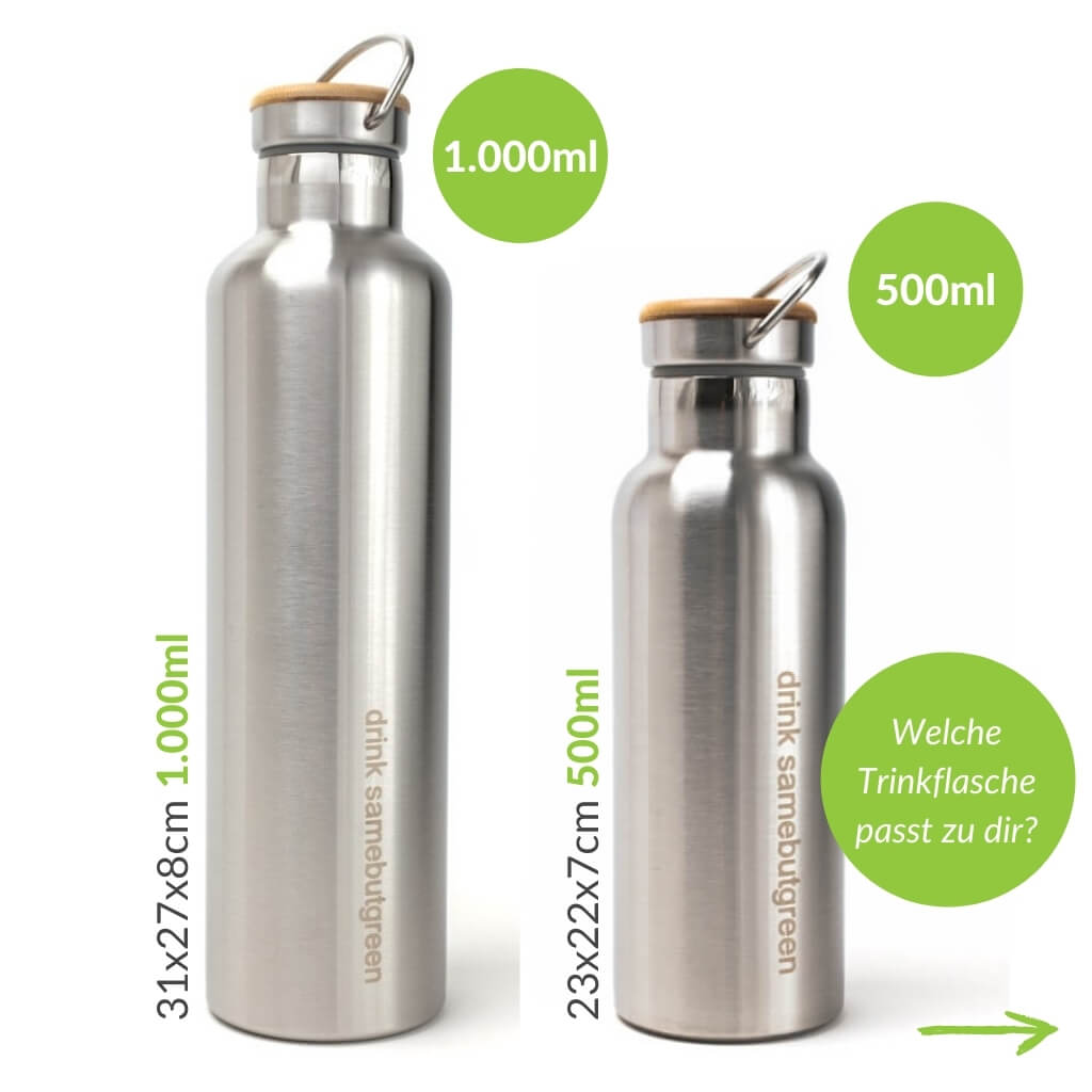 Samebutgreen THERMO Trinkflasche Aus Edelstahl 0 5L Samebutgreen THERMO Trinkflasche Aus Edelstahl 0 5L