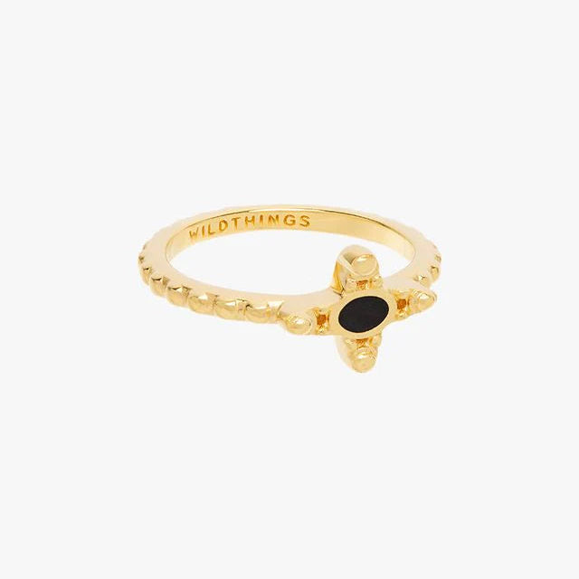 Wildthings Ring "Timeless Black" Gold