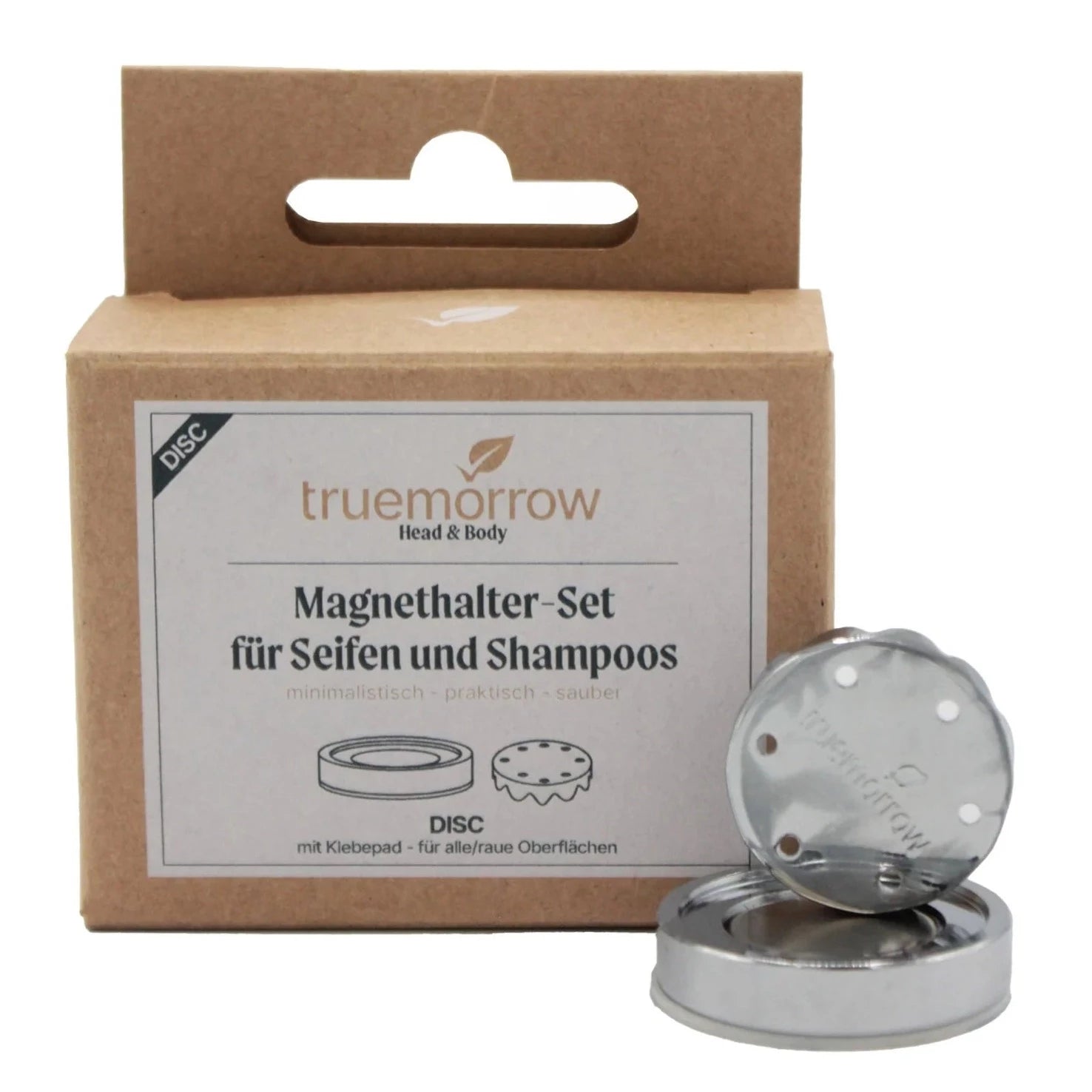 truemorrow Magnethalter für feste Seifen und Shampoos
