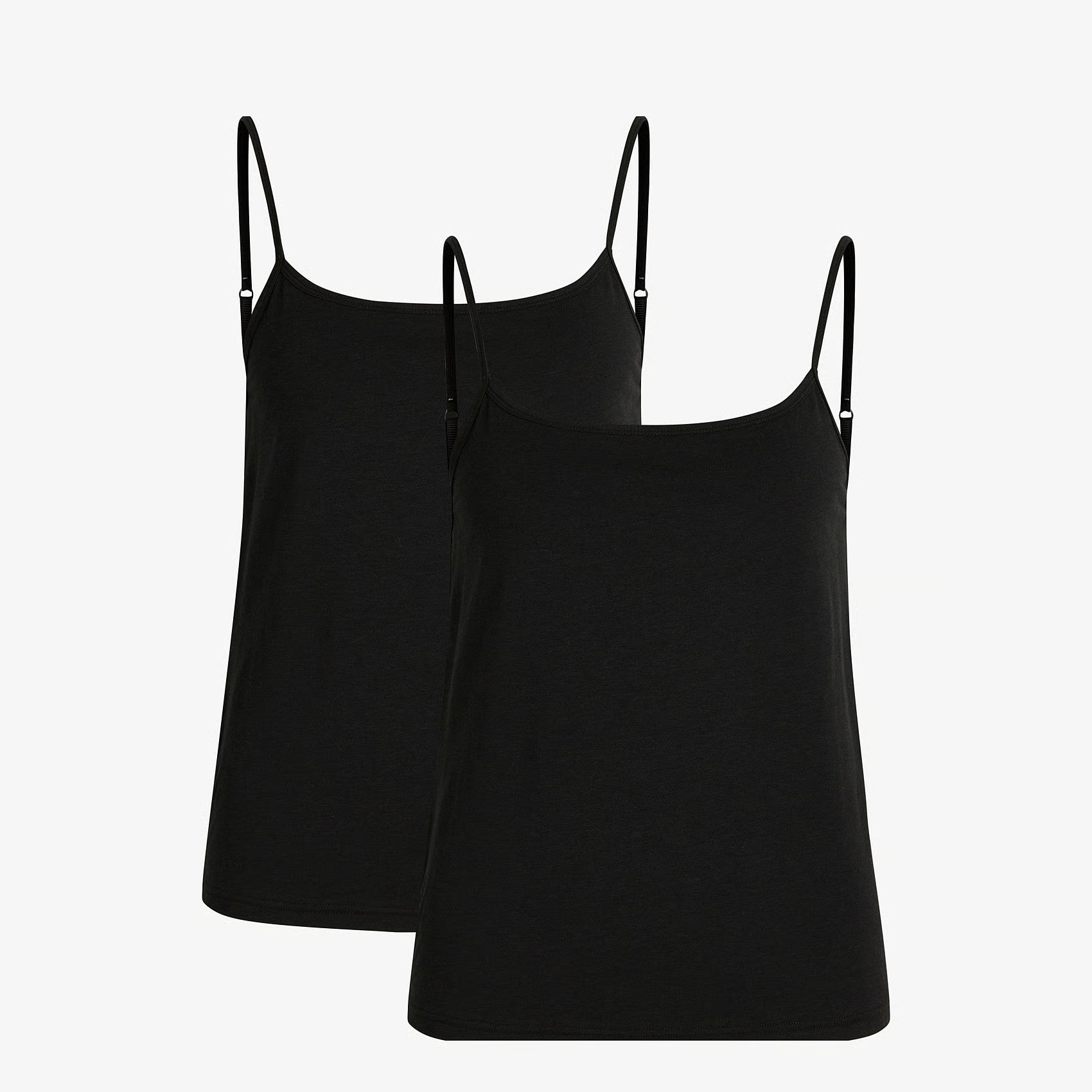 Urban Quest Damen Top "Bamboo" 2er Pack Black
