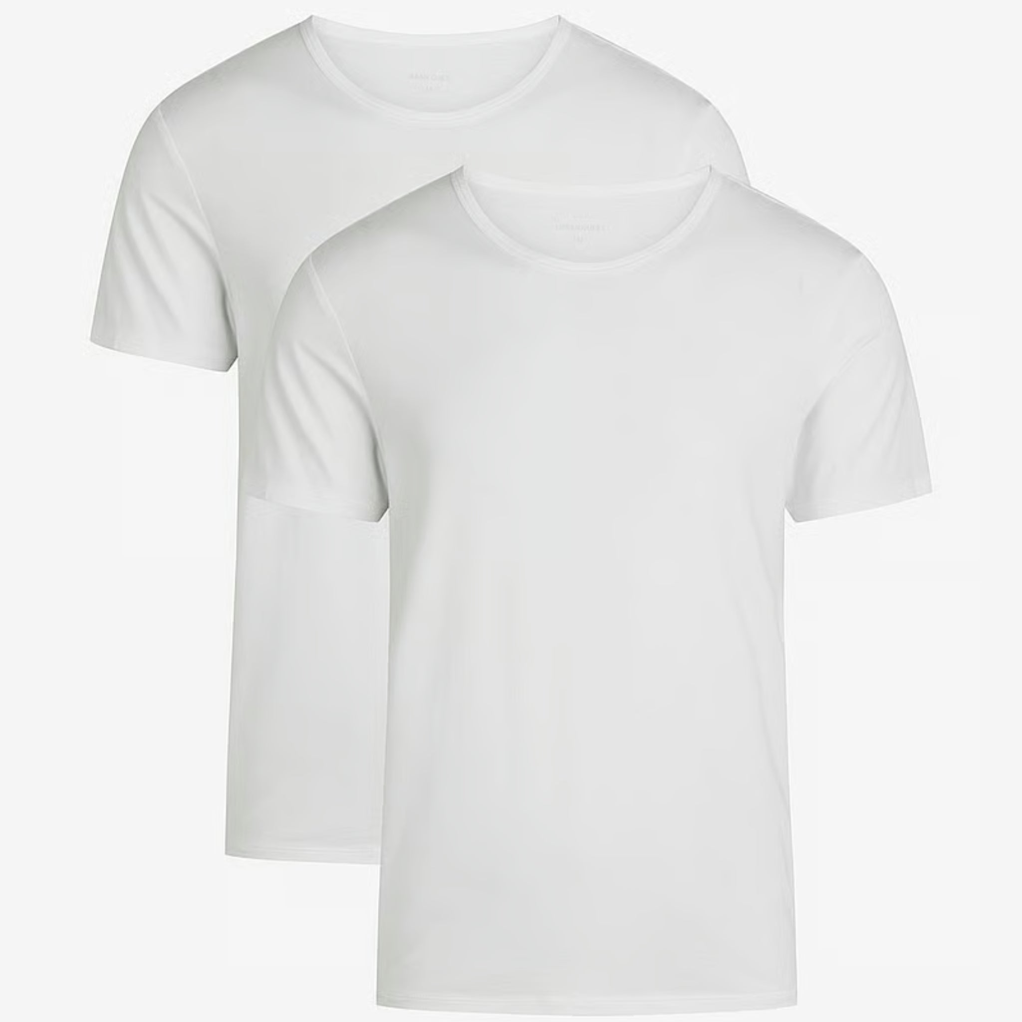 Urban Quest Herren Under Shirt "Bamboo" 2er Pack White