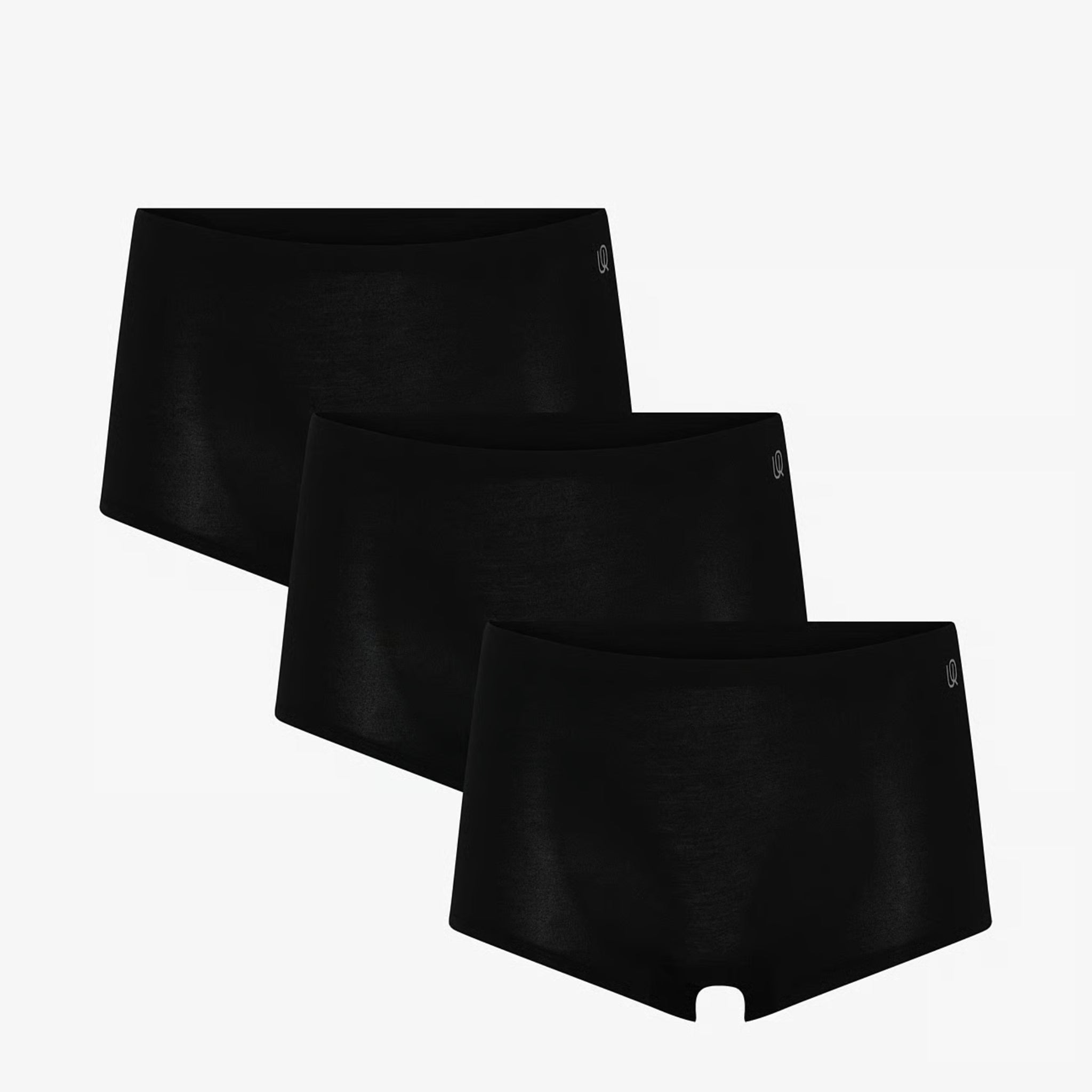 Urban Quest Damen Shorts Slips "Bamboo" 3er Pack Black