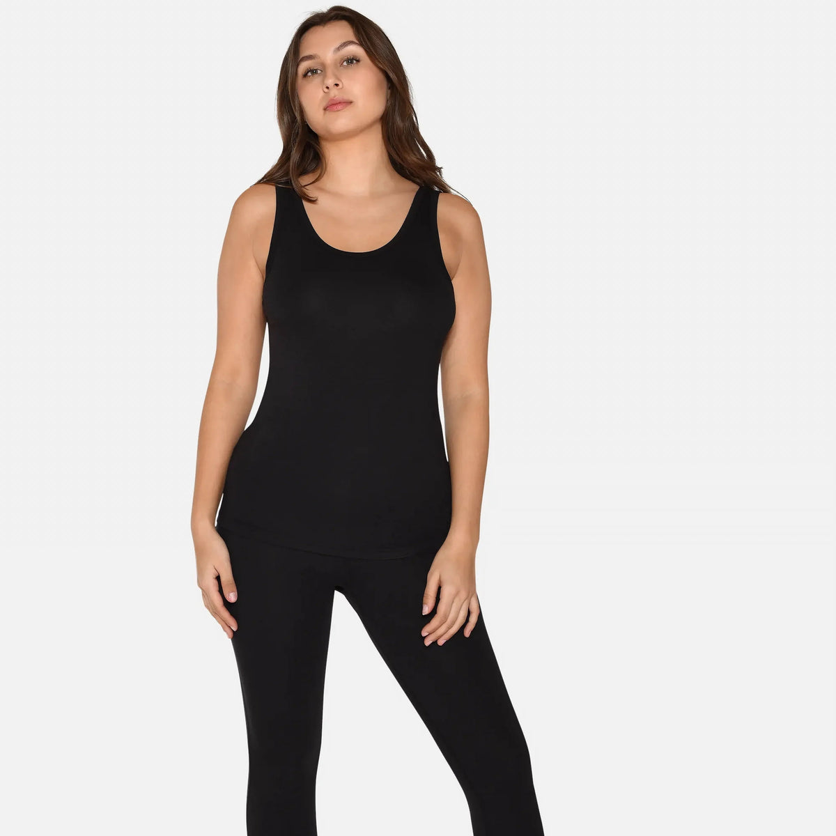 Urban Quest Women "Bamboo" Tank Top Black