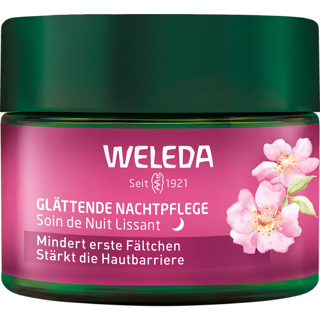 Glättende Nachtpflege Wildrose & Weißer Tee 40 g