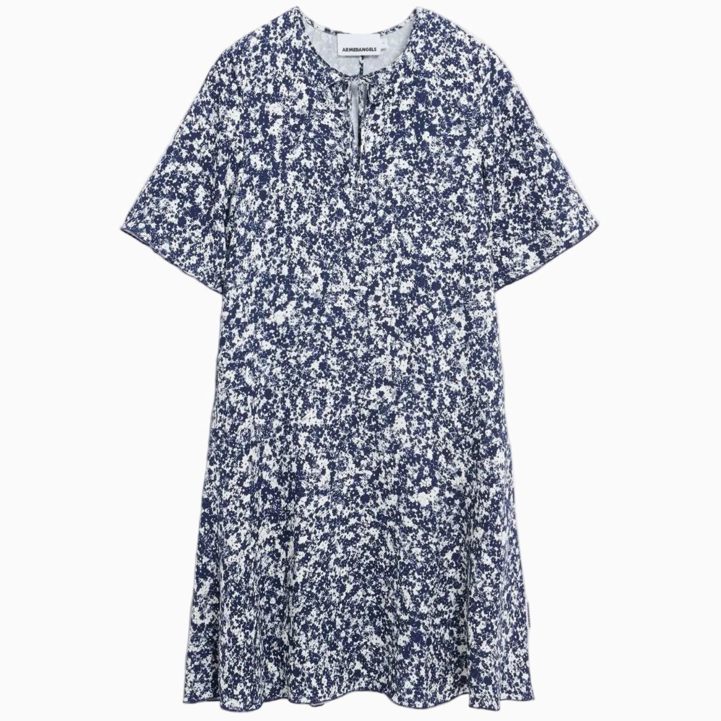 ARMEDANGELS Women Casual Kleid Web "MAAERHA MOSAIC LINO" Night Sky