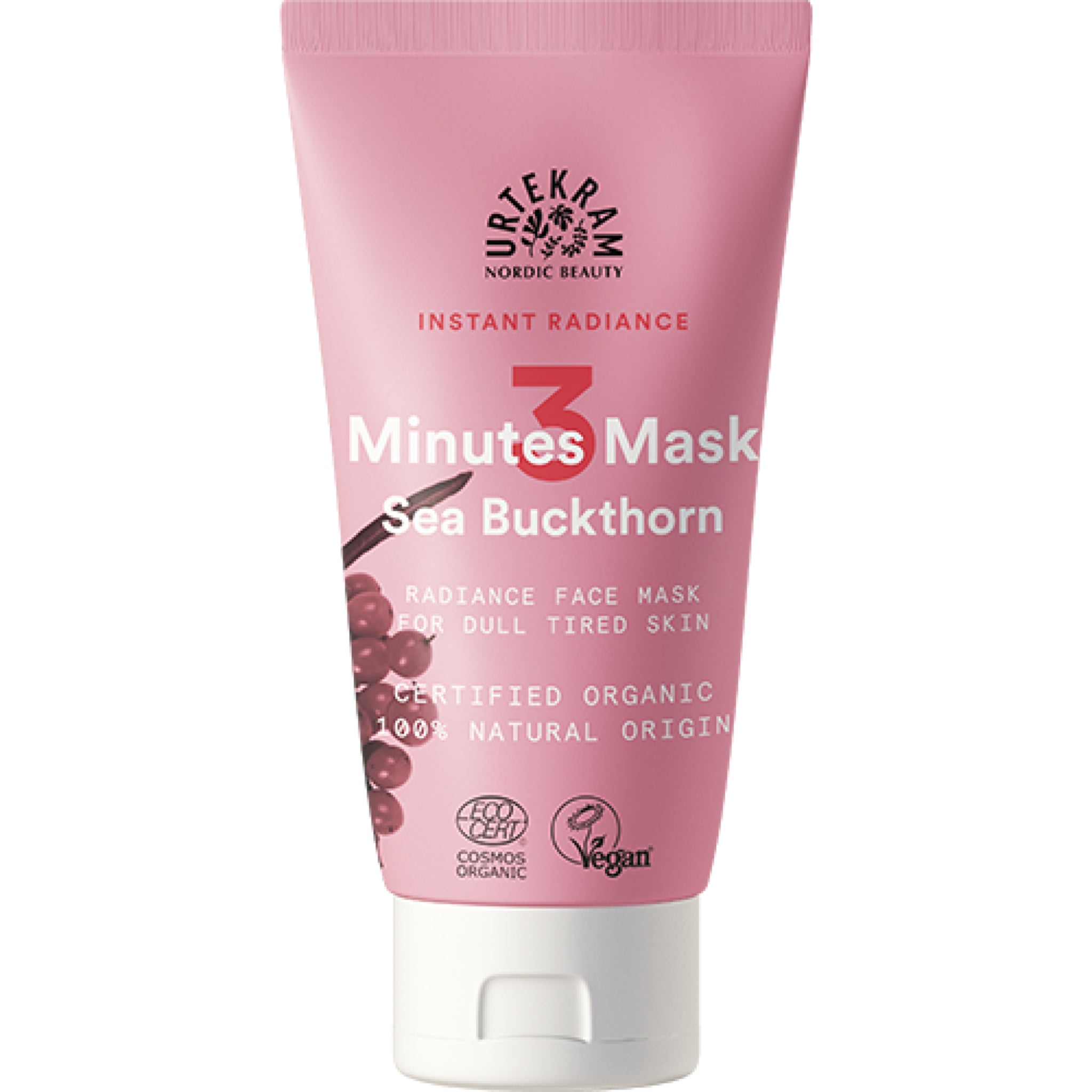 Urtekram Gesichtsmaske "3 Minutes Mask Sea Buckthorn" 75 ml