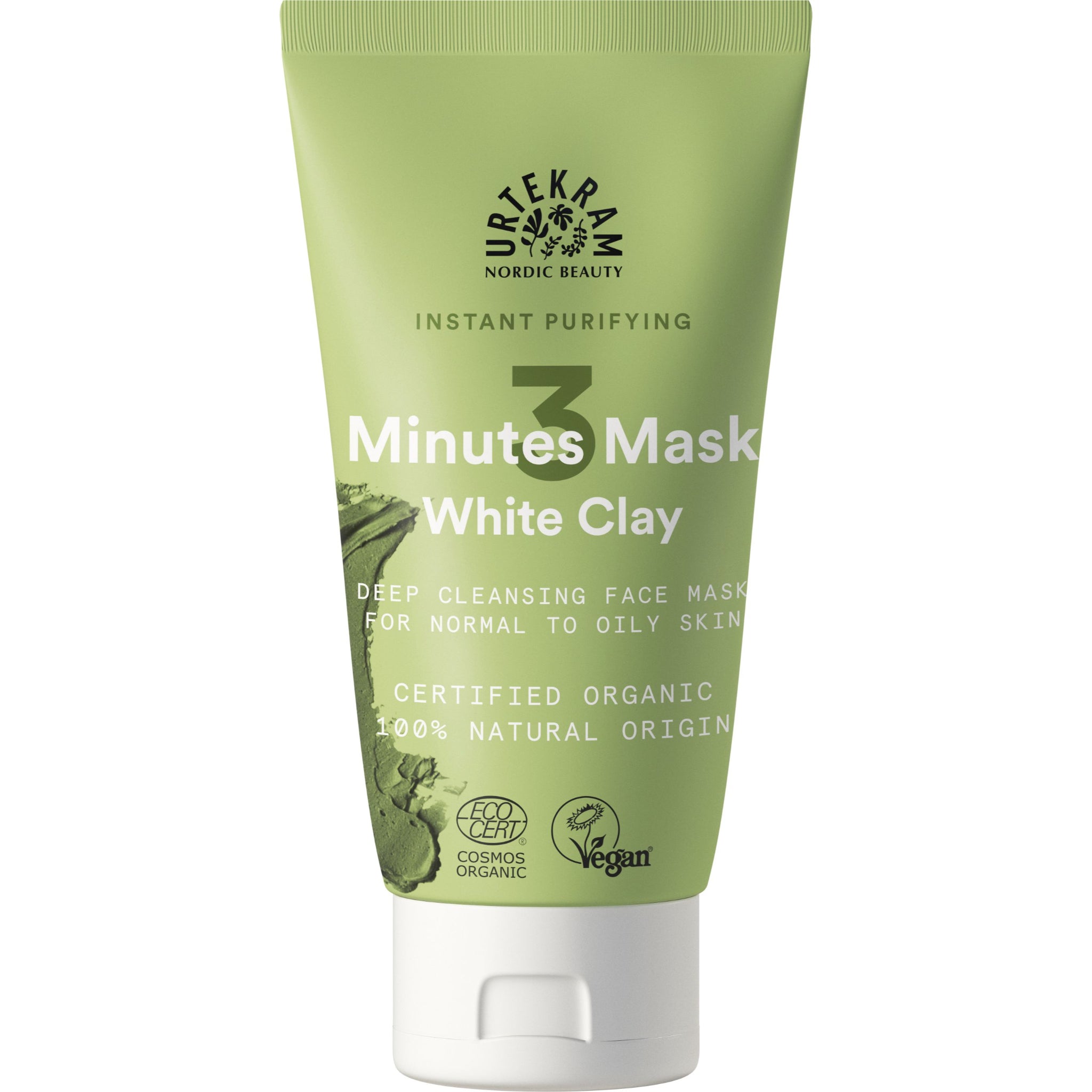 Urtekram Gesichtsmaske "3 Minutes Mask White Clay" 75 ml
