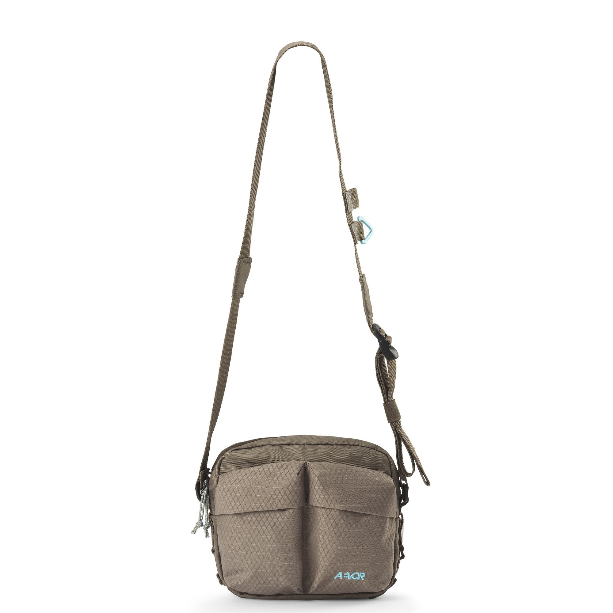AEVOR Umhängetasche "Utility Pouch" Coffee Brown 20 x 7 x 17 cm